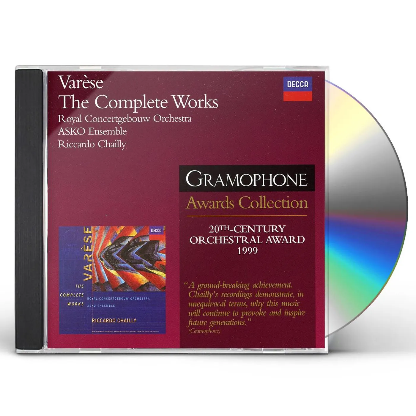 Varèse ORCH WRKS (COMP)/CHAILLY DGR2 CD