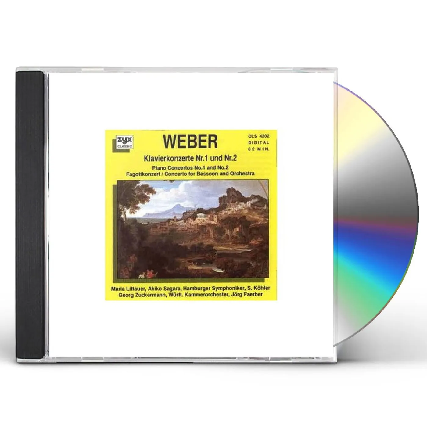 Weber PIANO CONCERTOS/BASSOON CONCERT CD