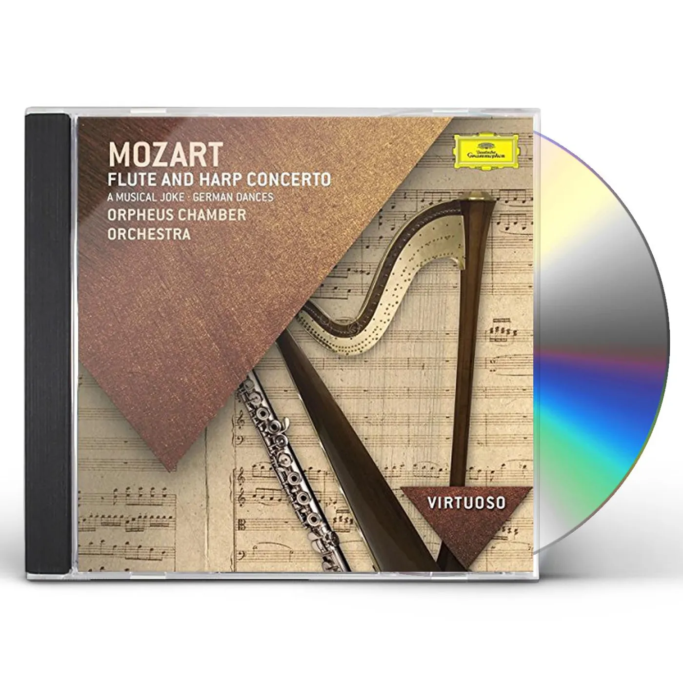 Orpheus Chamber Orchestra VIRTUOSO: MOZART FLUTE & HARP CONCERTO A MUSICAL CD
