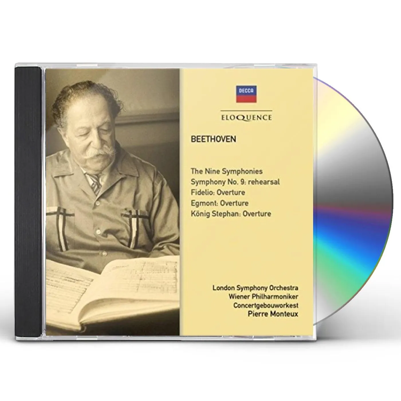 Pierre Monteux BEETHOVEN: NINE SYMPHONIES CD
