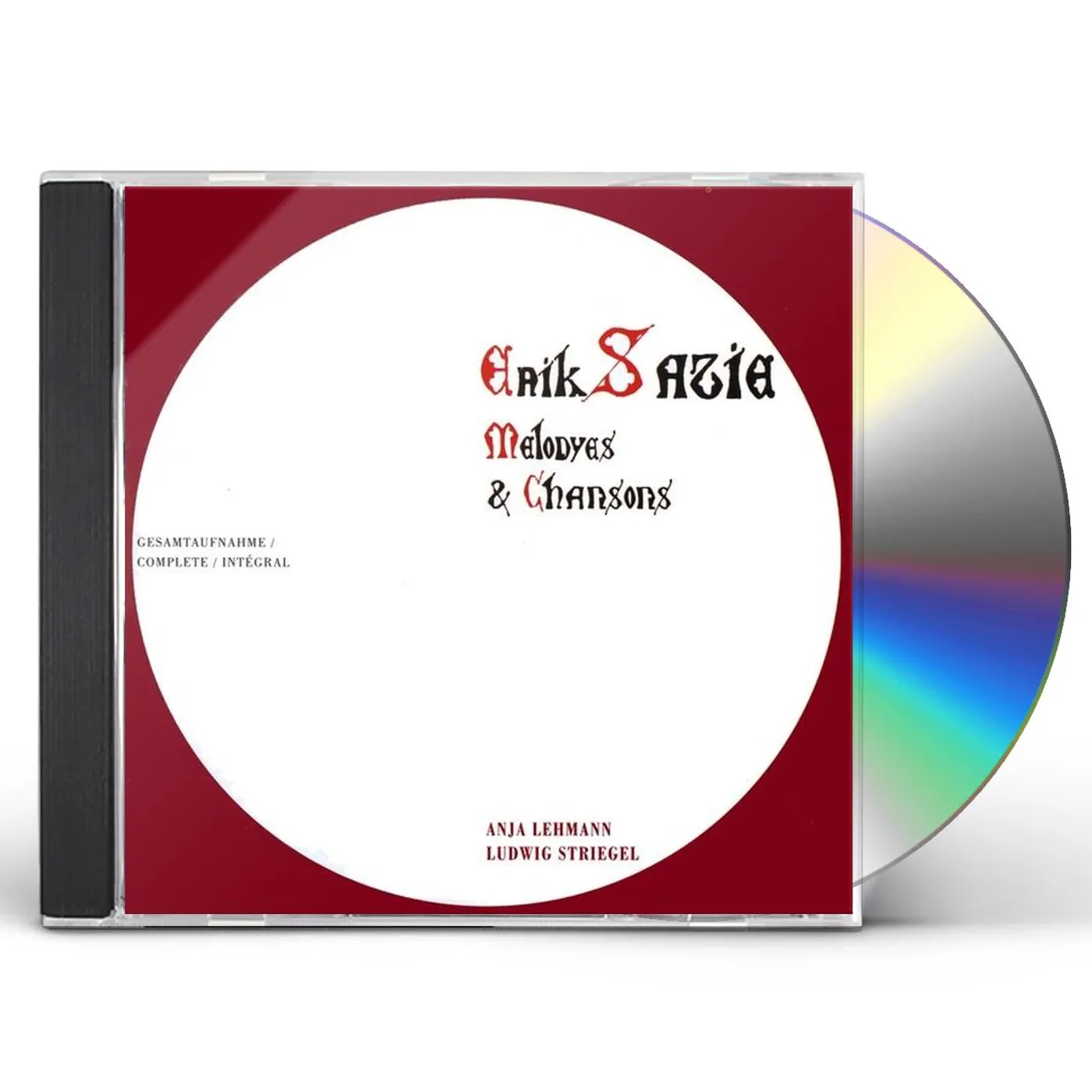 Erik Satie MELODYES & CHANSONS CD