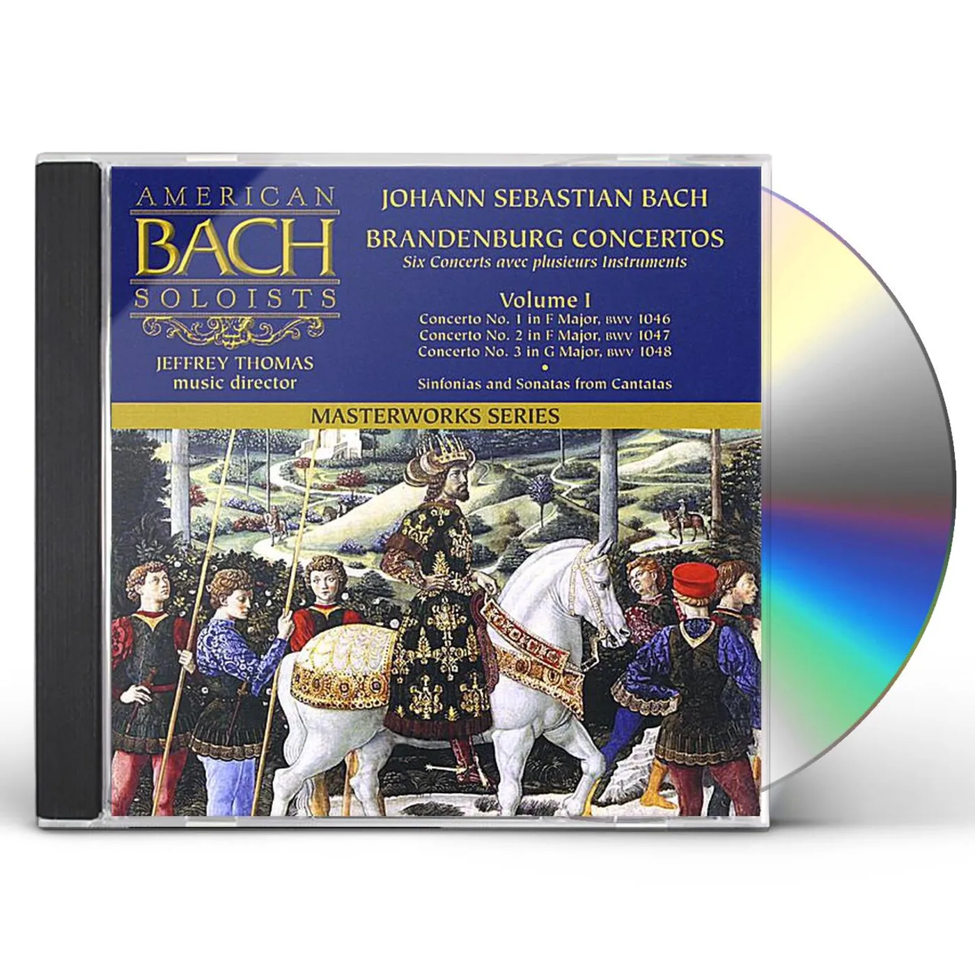 American Bach Soloists BACH: BRANDENBURG CONCERTOS 1-3 CD