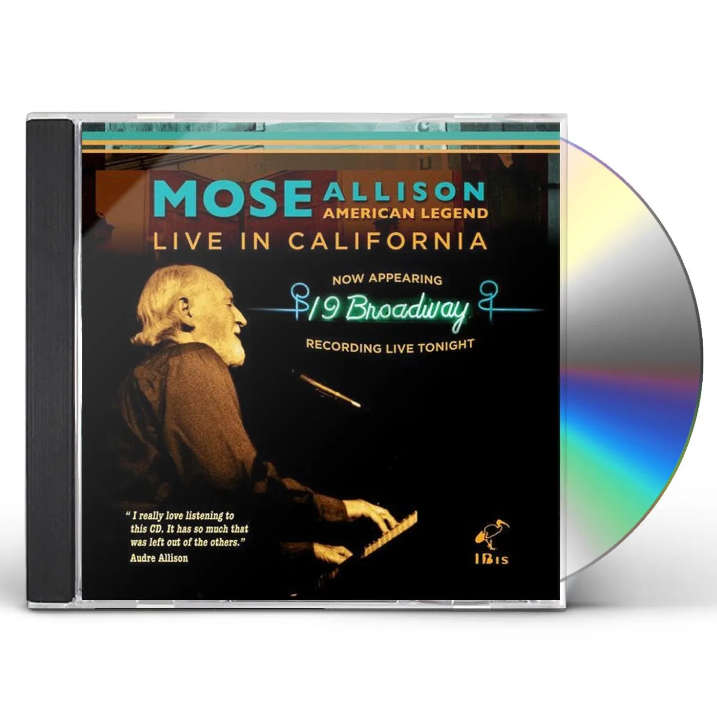 Mose Allison AMERICAN LEGEND - LIVE IN CALIFORNIA CD