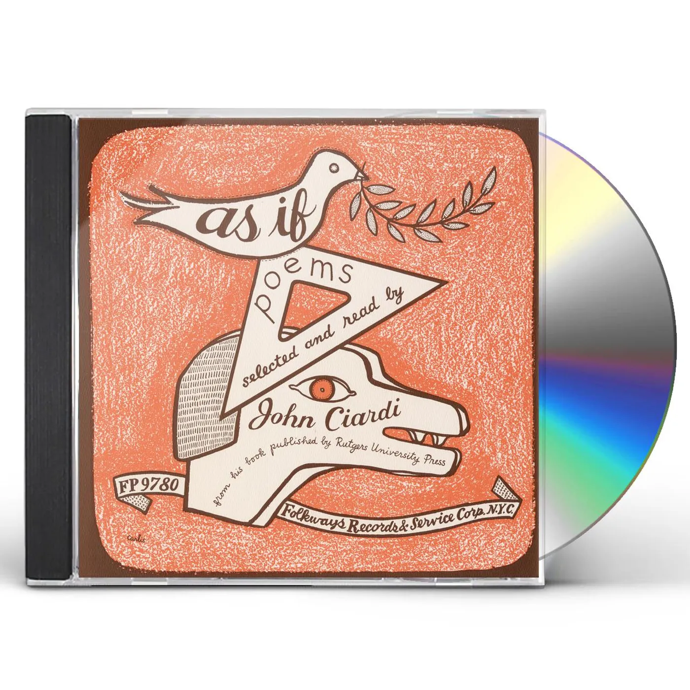 AS IF: POEMS NEW AND SELECTED BY JOHN CIARDI CD