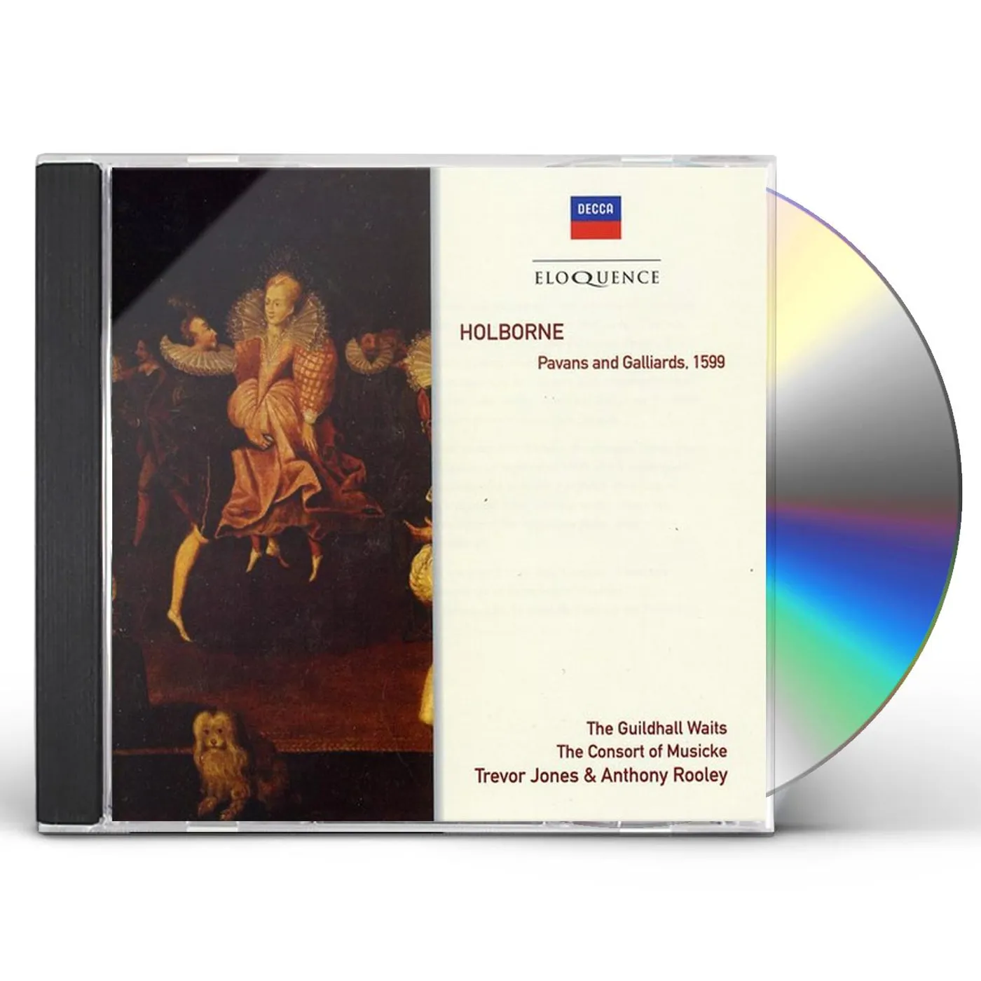 Consort Of Musicke ELOQUENCE: HOLBORNE - PAVANS & GALLIARDS 1599 CD