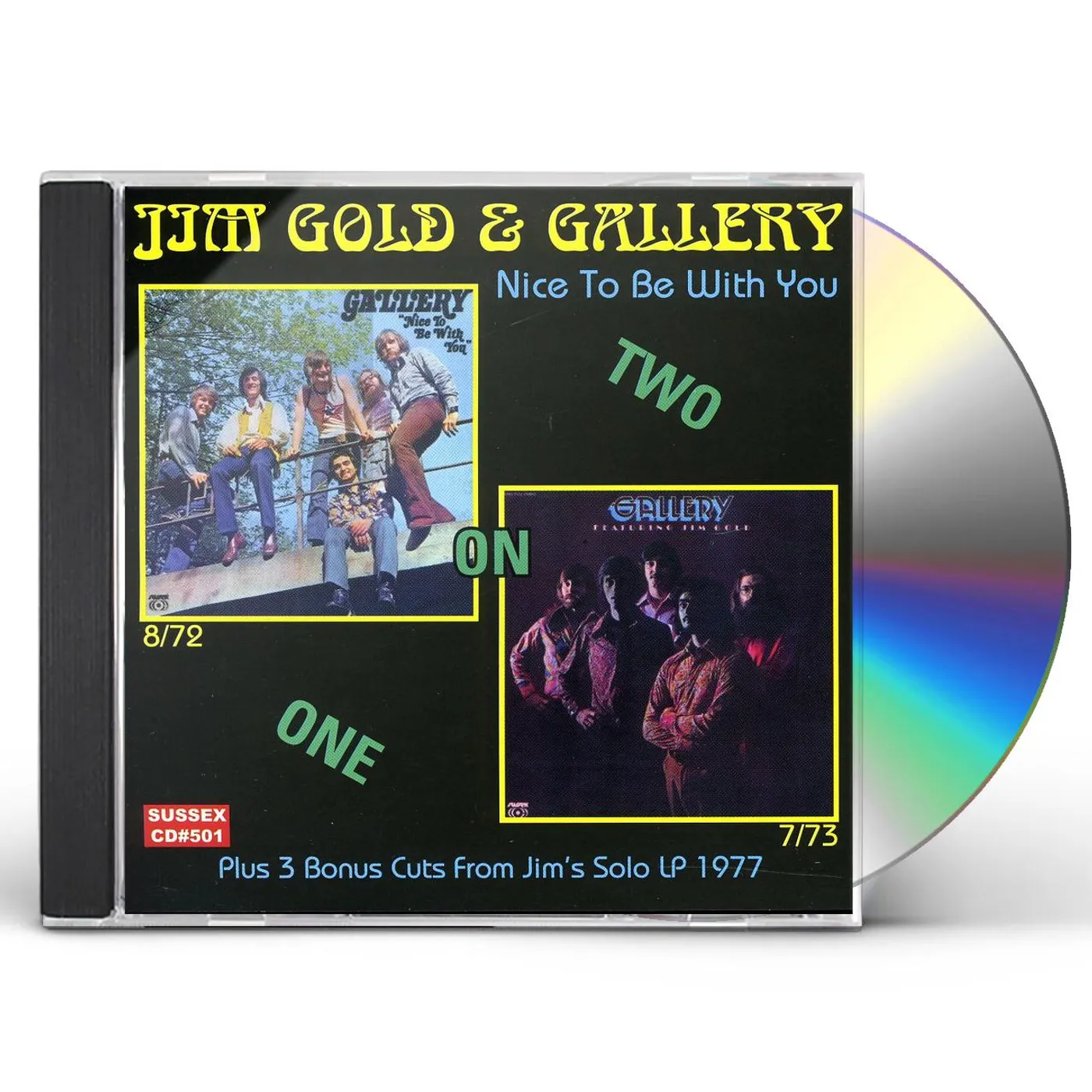 Jim Gold & Gallery NICE TO BE WITH YOU 2 ON 1 CD