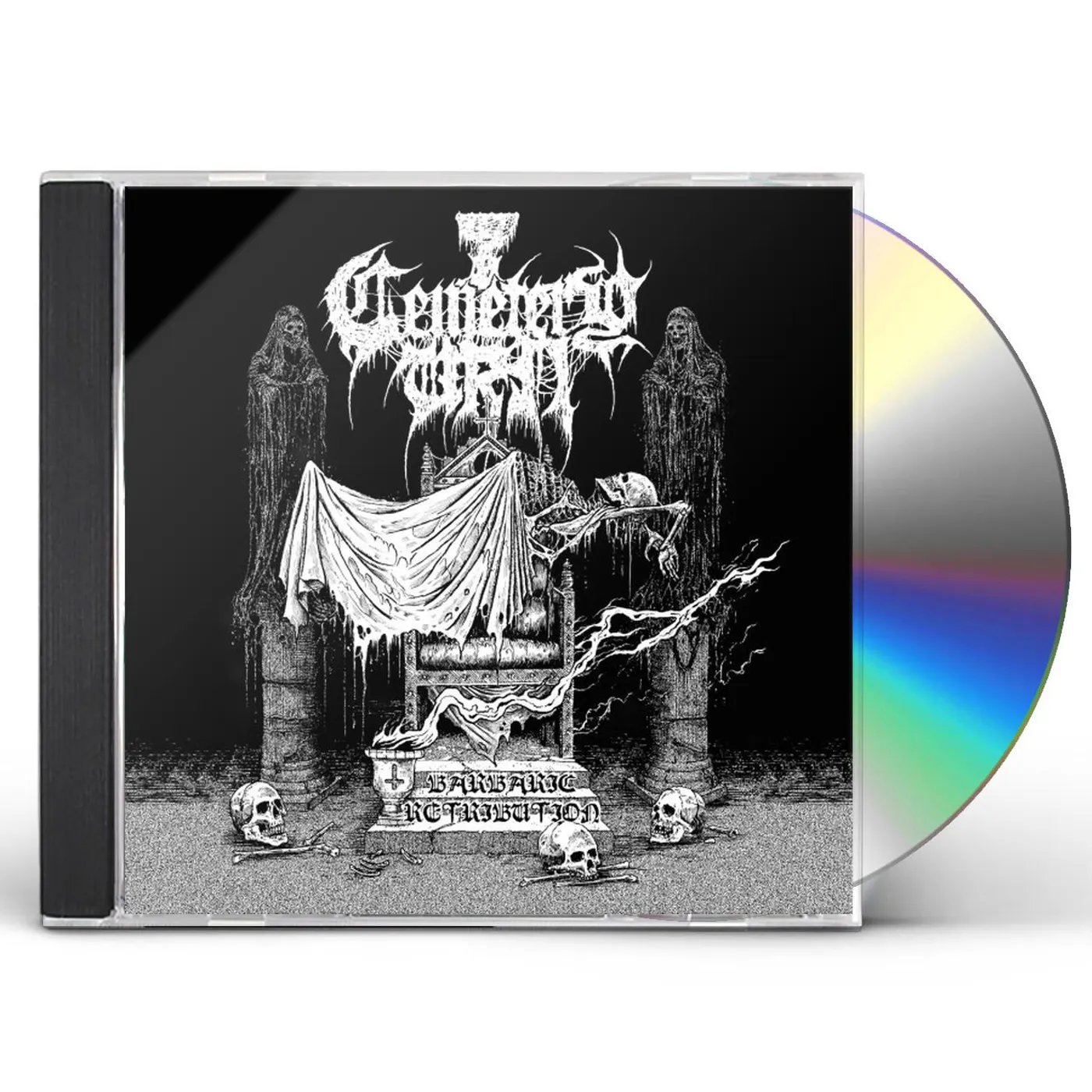 Cemetery Urn BARBARIC RETRIBUTION CD