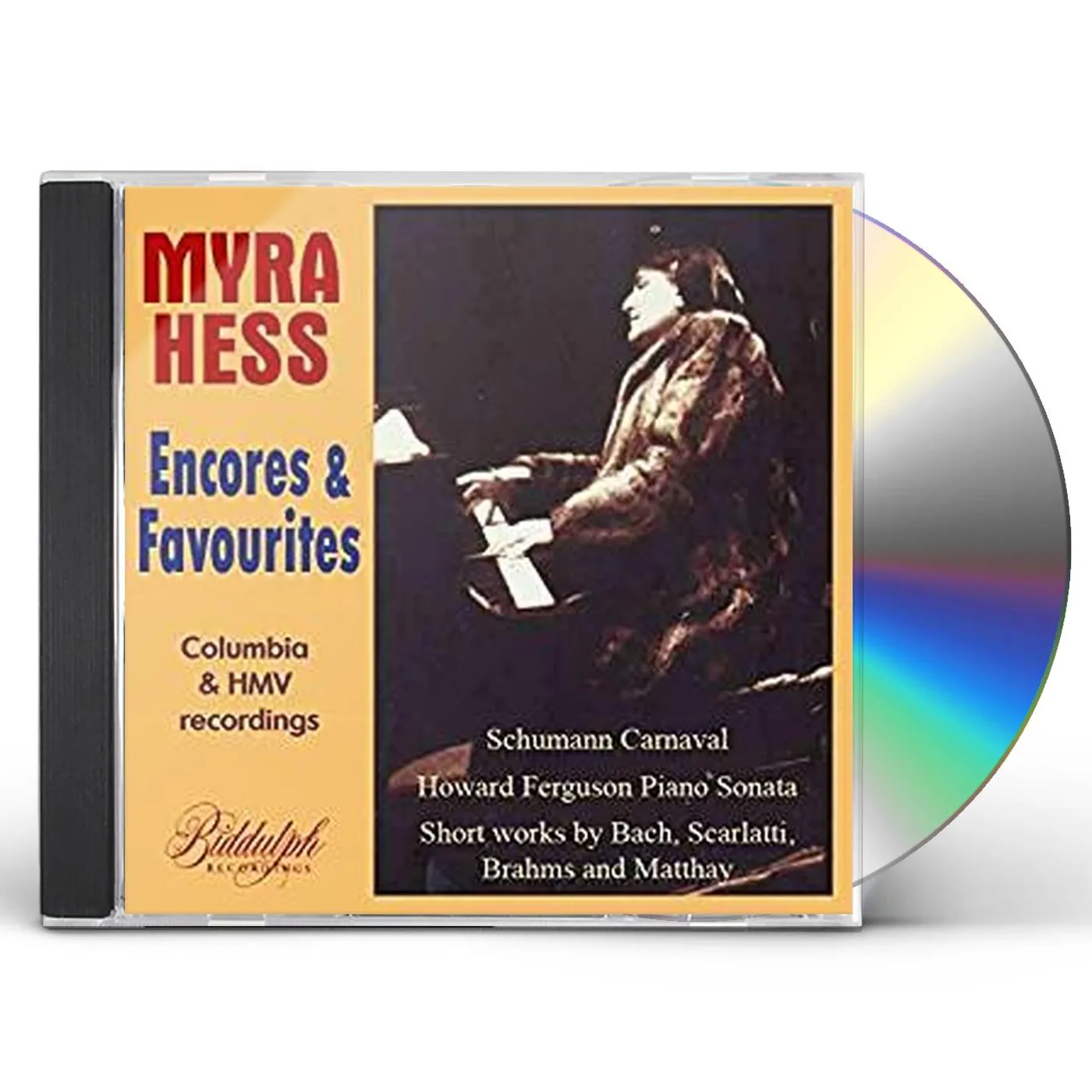 MYRA HESS PLAYS FAVOURITE ENCORES CD
