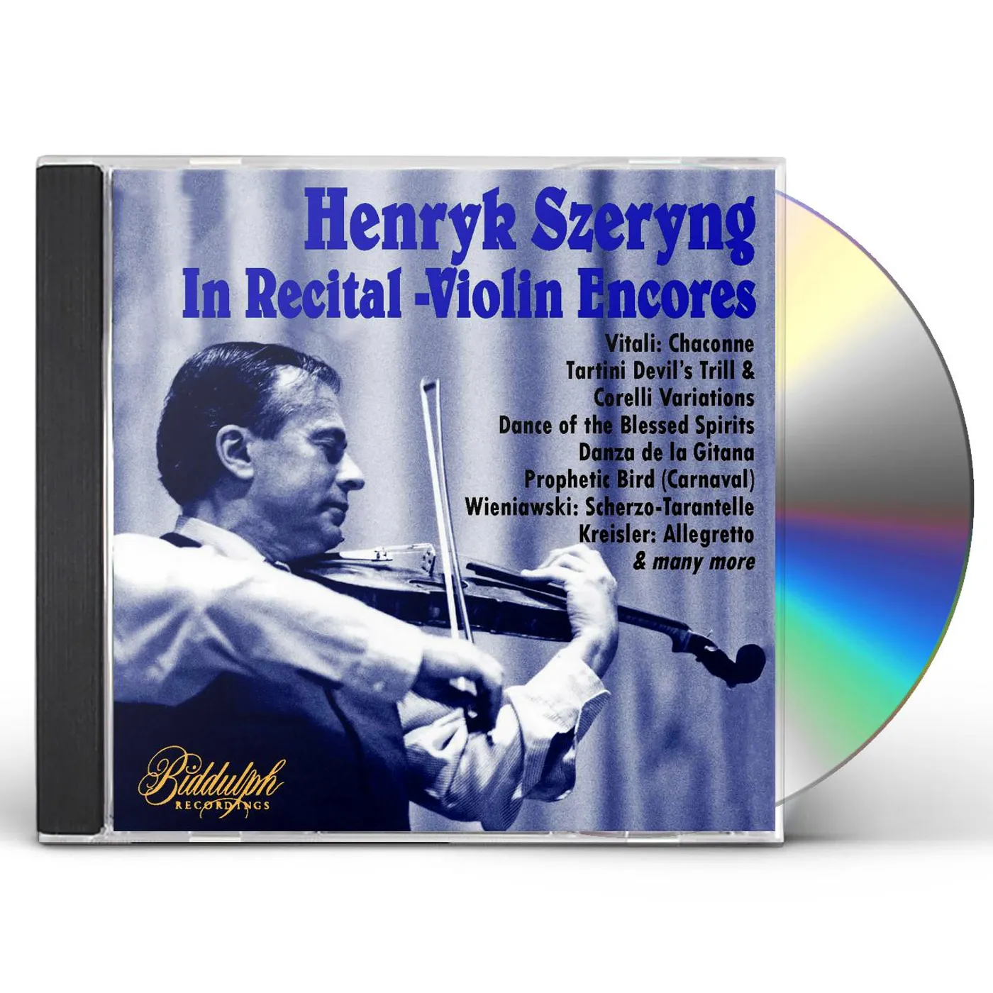HENRYK SZERYNG: IN RECITAL - VIOLIN ENCORES CD