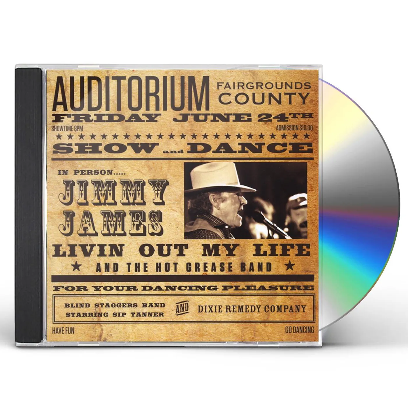 Jimmy James LIVIN OUT MY LIFE CD