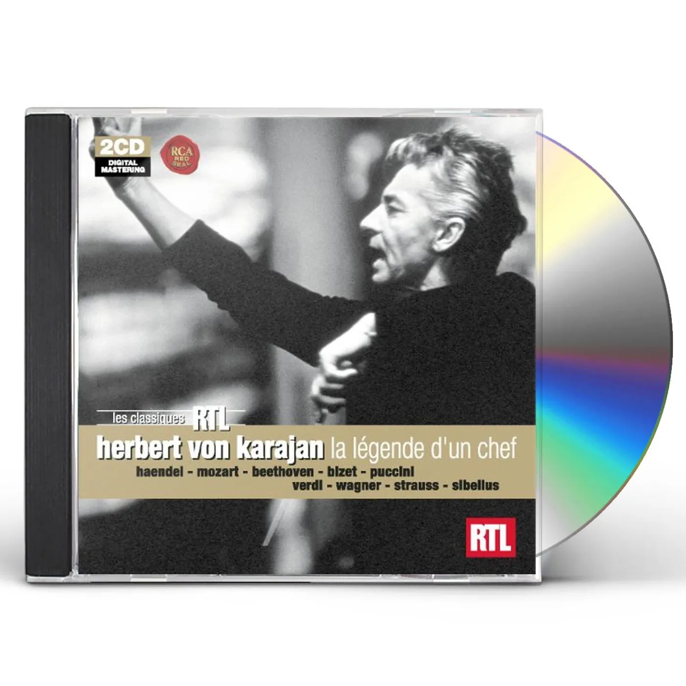 Herbert von Karajan RTL: LA LEGENDE D'UN CHEF CD
