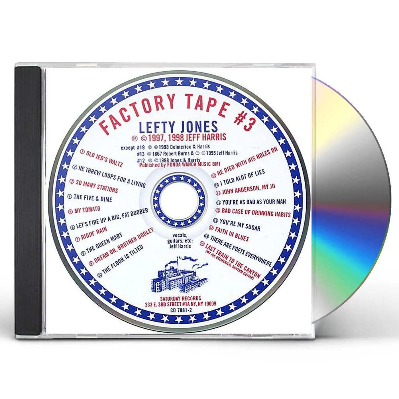 Lefty Jones FACTORY TAPE 3 CD