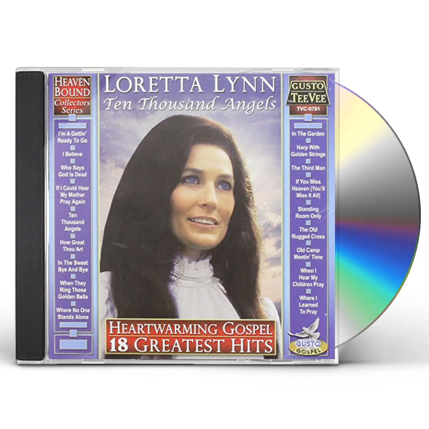 Loretta Lynn HEARTWARMING GOSPEL: 18 GREATEST HITS CD