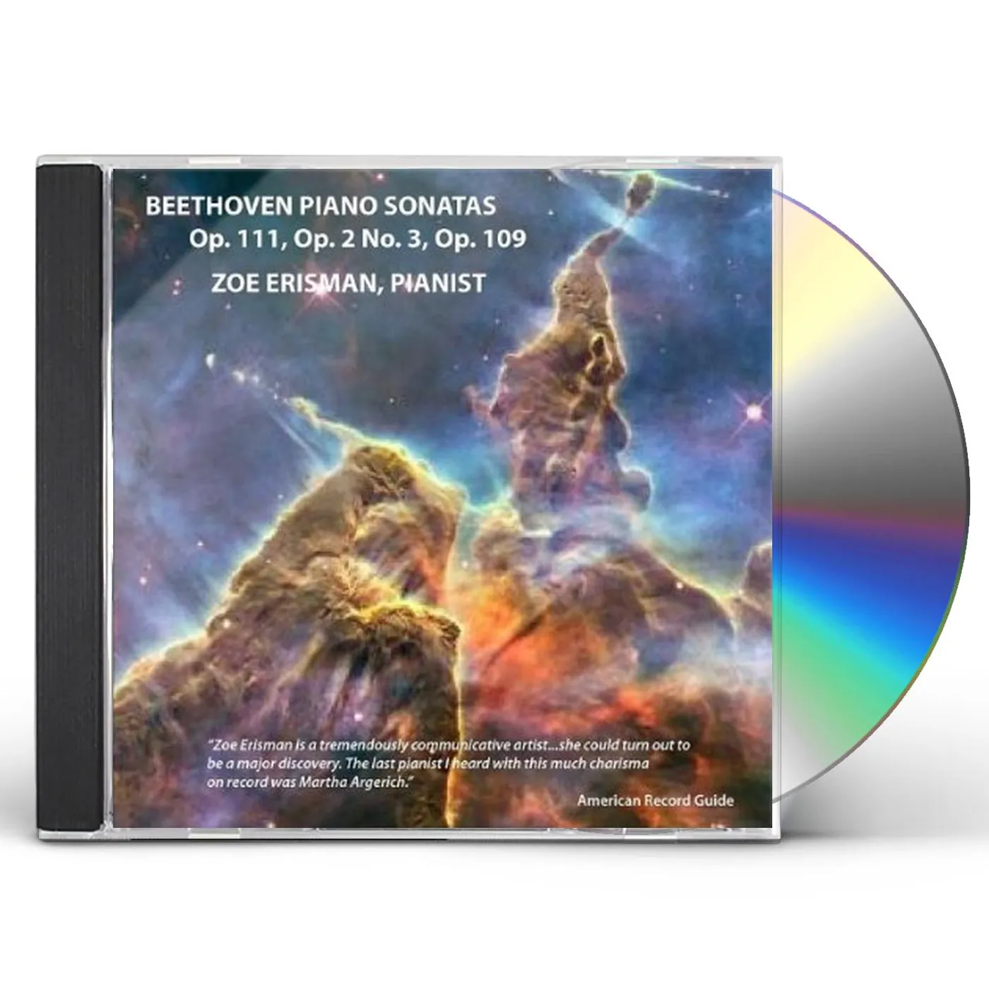 Zoe Erisman BEETHOVEN PIANO SONATAS OP. 111 OP. 2 NO. 3 OP. 10 CD