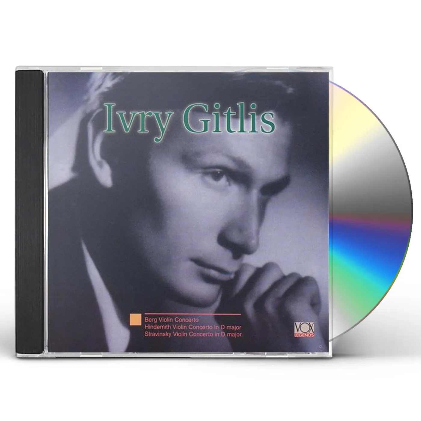 Ivry Gitlis BERG HINDEMITH STRAVINSKY VIOLIN CONCERTI CD
