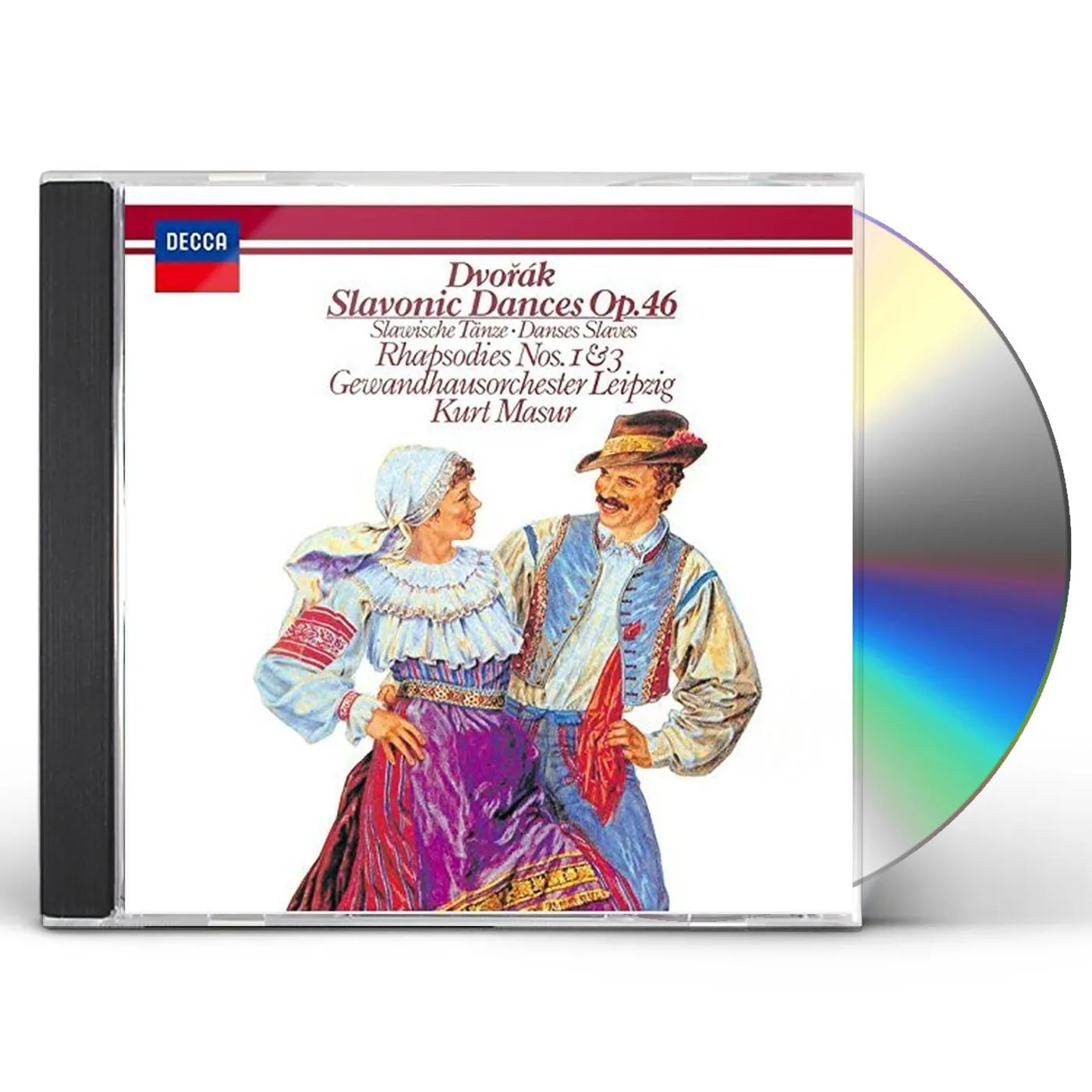 Kurt Masur DVORAK: SLAVONIC DANCES OP. 46. SLAVO CD