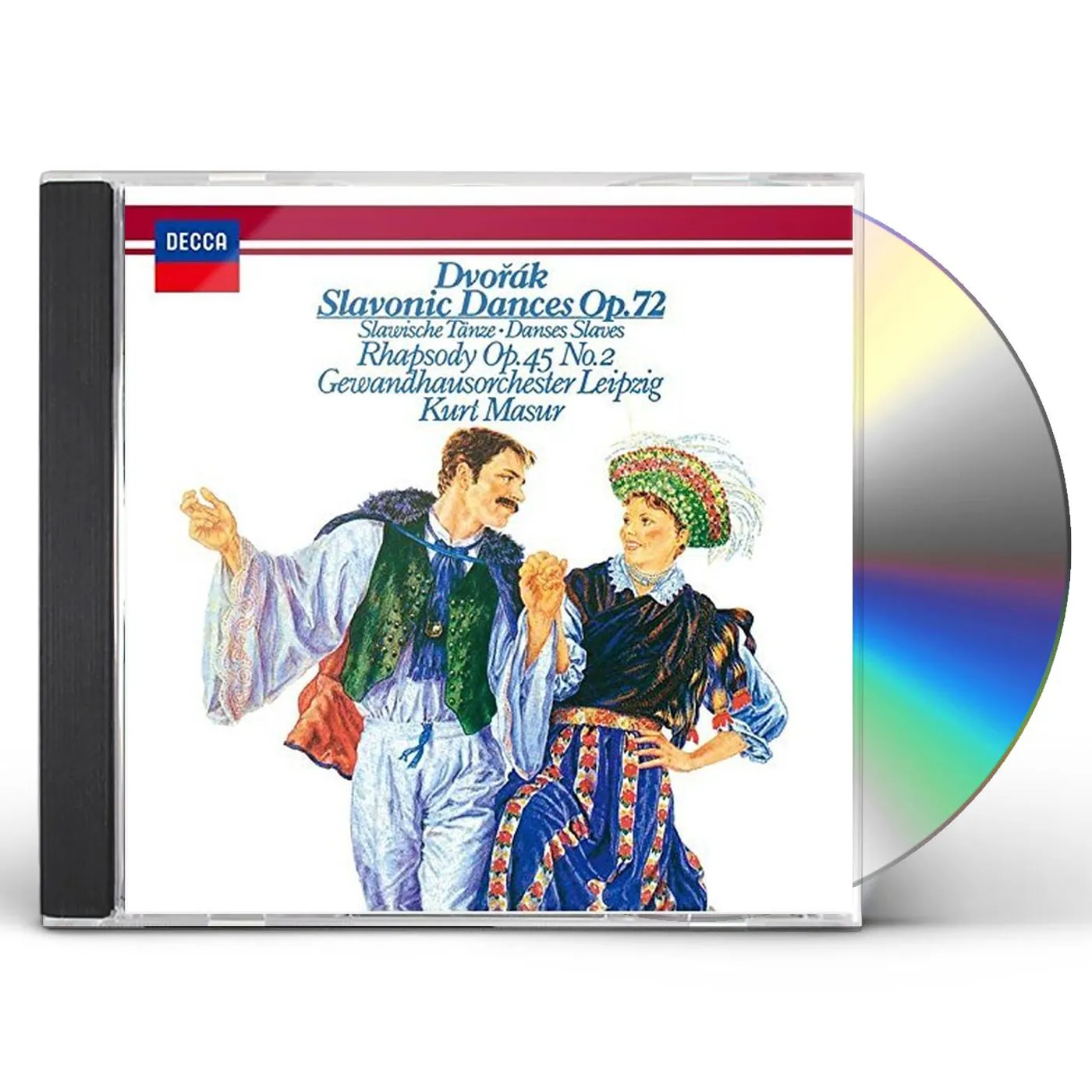 Kurt Masur DVORAK: SLAVONIC DANCES OP. 72. SLAVO CD