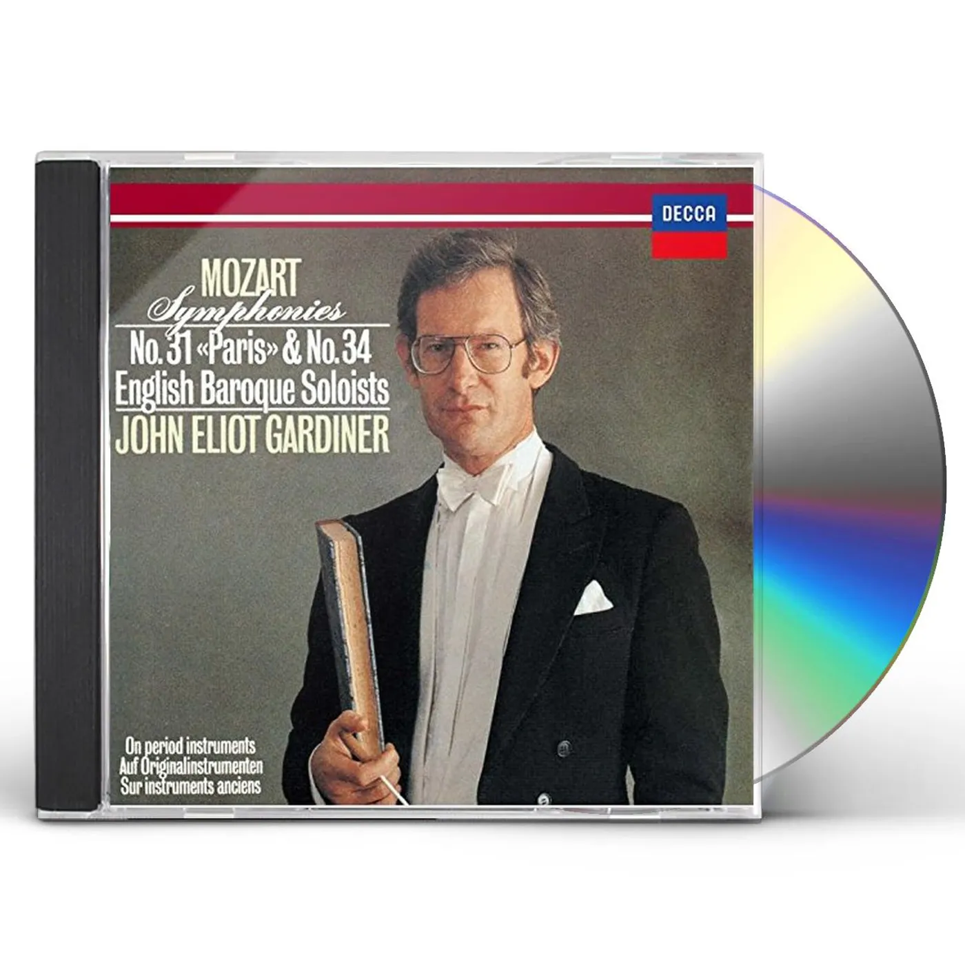 John Eliot Gardiner MOZART: SYMPHONIES NO. 31 & NO. 34 CD