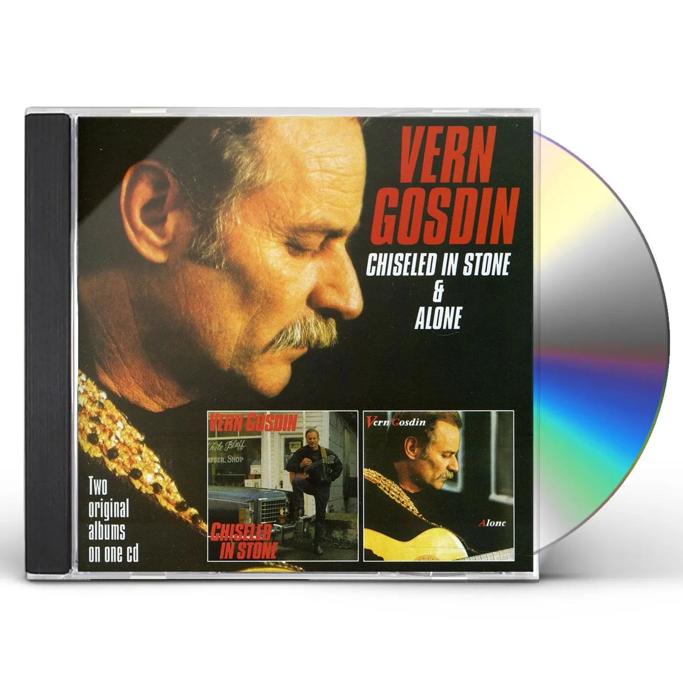 Vern Gosdin CHISELED IN STONE / ALONE CD