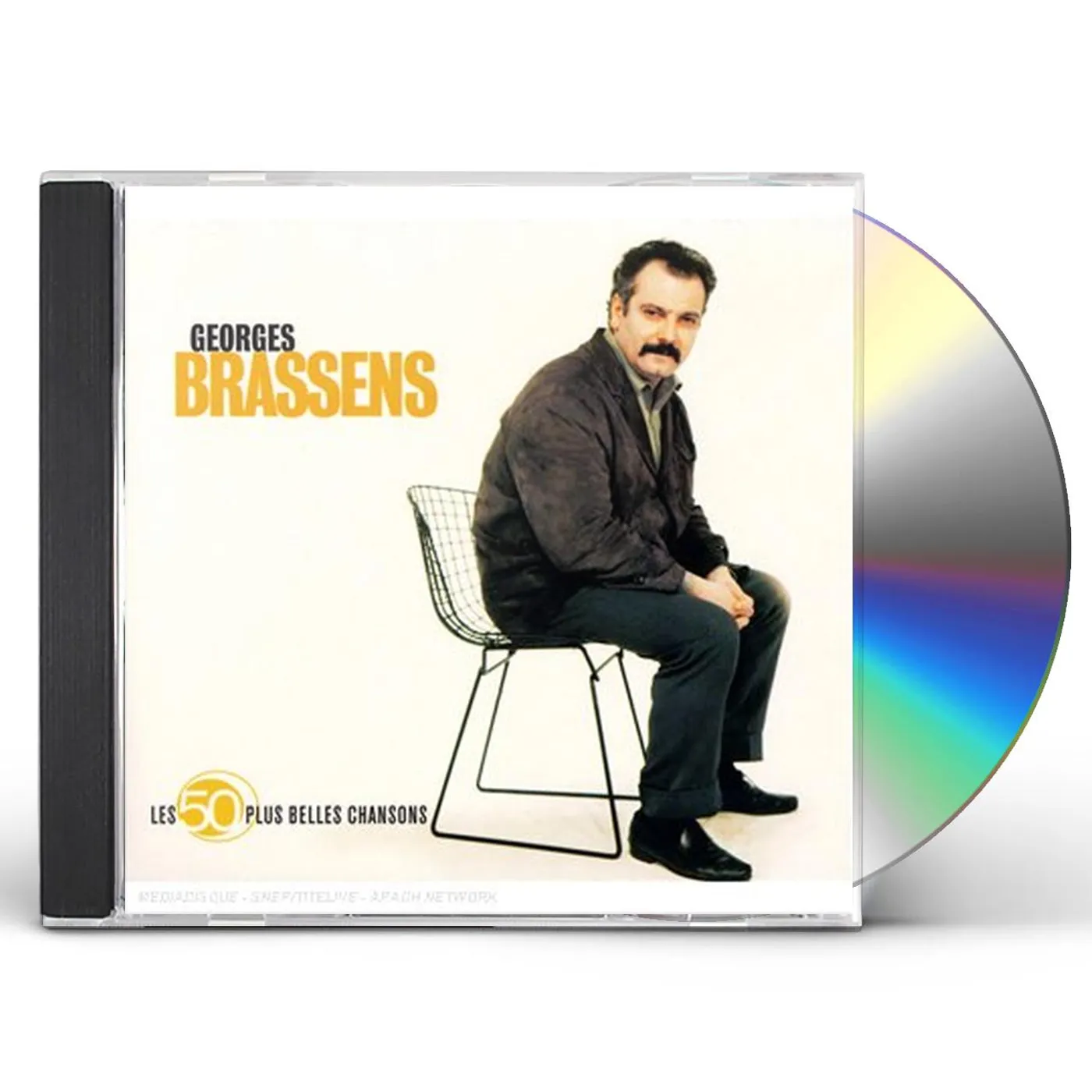 Georges Brassens LES 50 PLUS BELLES CHANSONS CD