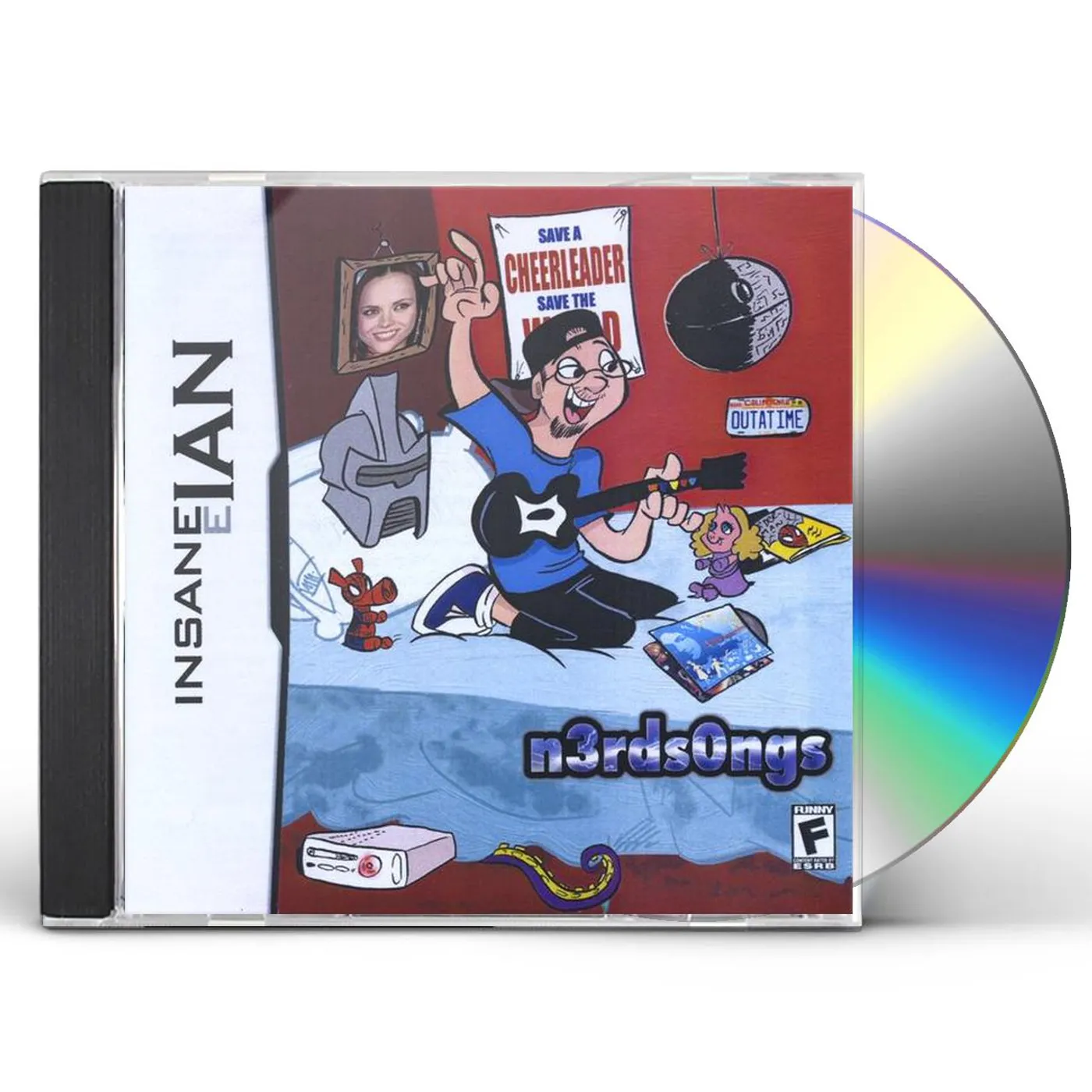 Insane Ian N3RDSONGS CD