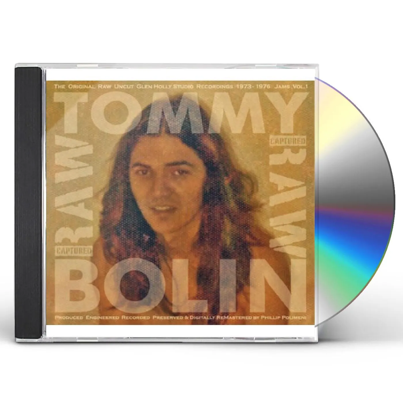 Tommy Bolin ORIGINAL RAW UNCUT GLEN HOLLY STUDIO RECORDINGS CD