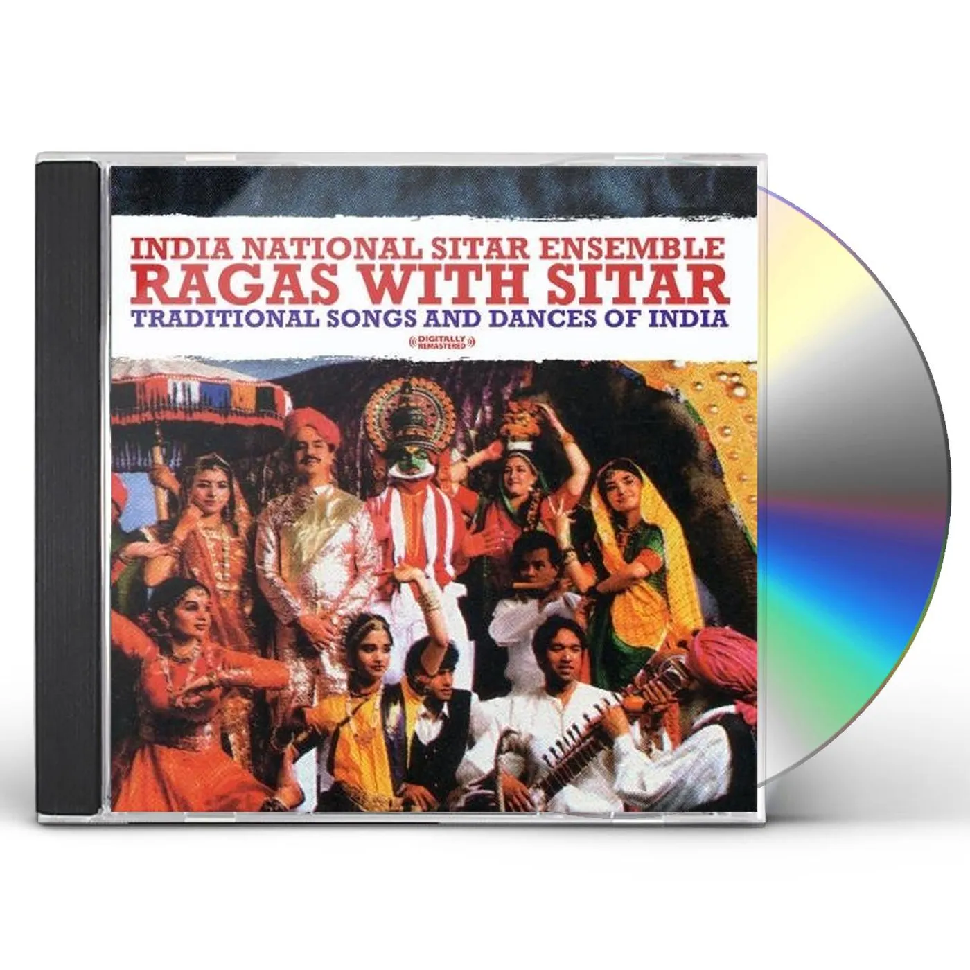 India National Sitar Ensemble RAGAS WITH SITAR: TRADITIONAL SONGS AND DANCES CD
