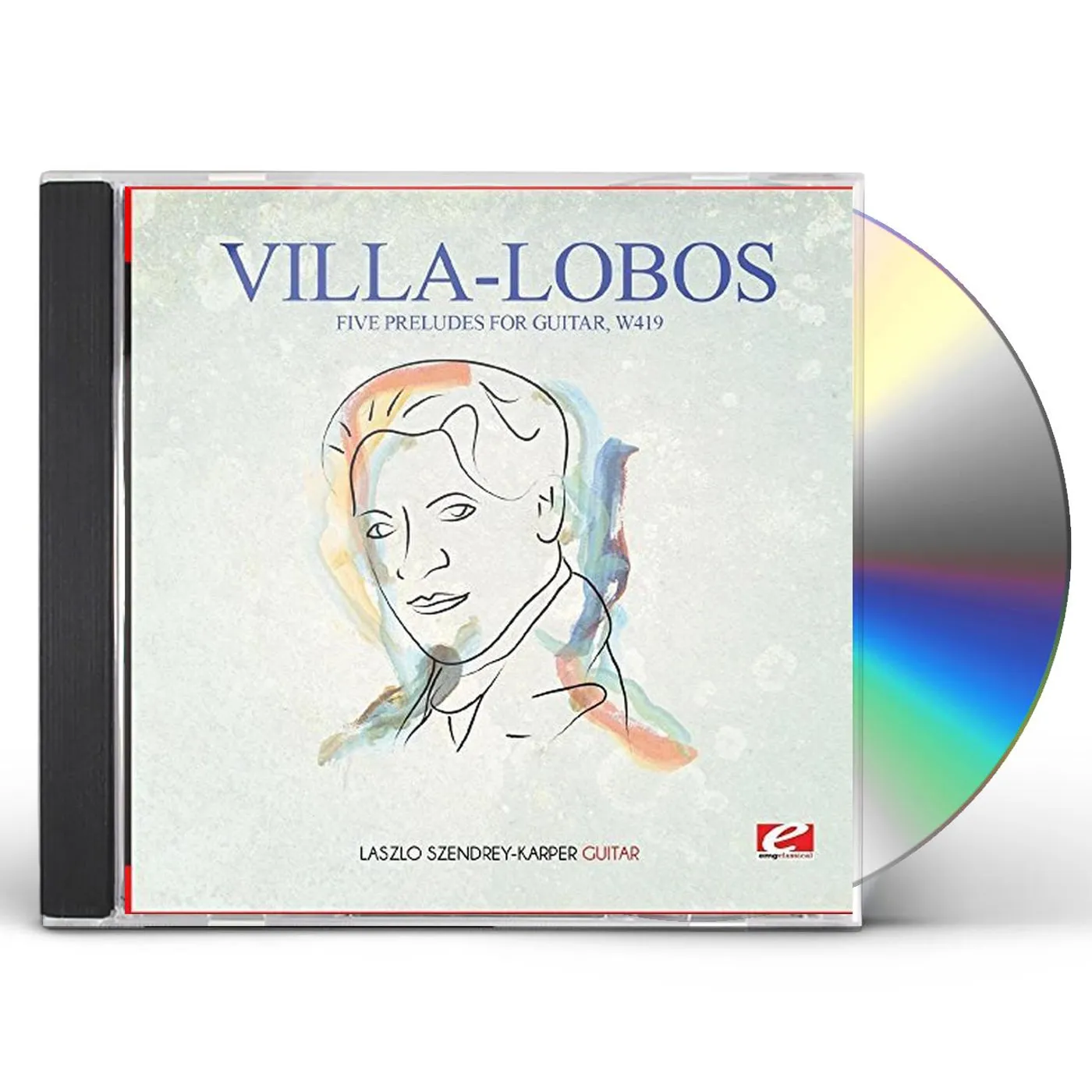 Villa Lobos FIVE PRELUDES FOR GUITAR W419 CD