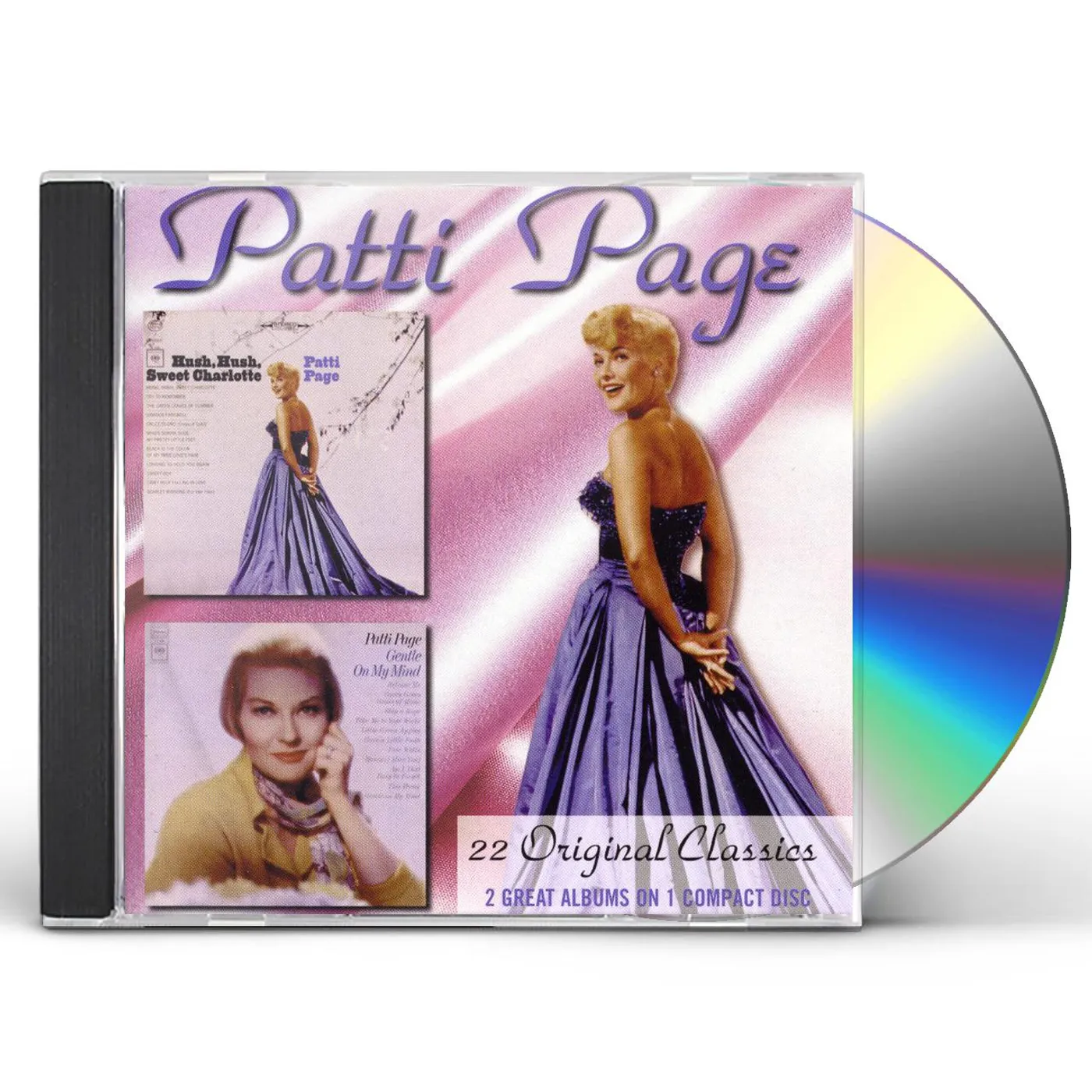 Patti Page HUSH HUSH SWEET CHARLOTTE / GENTLE ON MY MIND CD