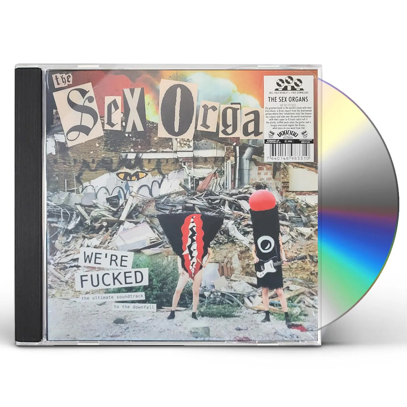 The Sex Organs WE'RE FUCKED CD