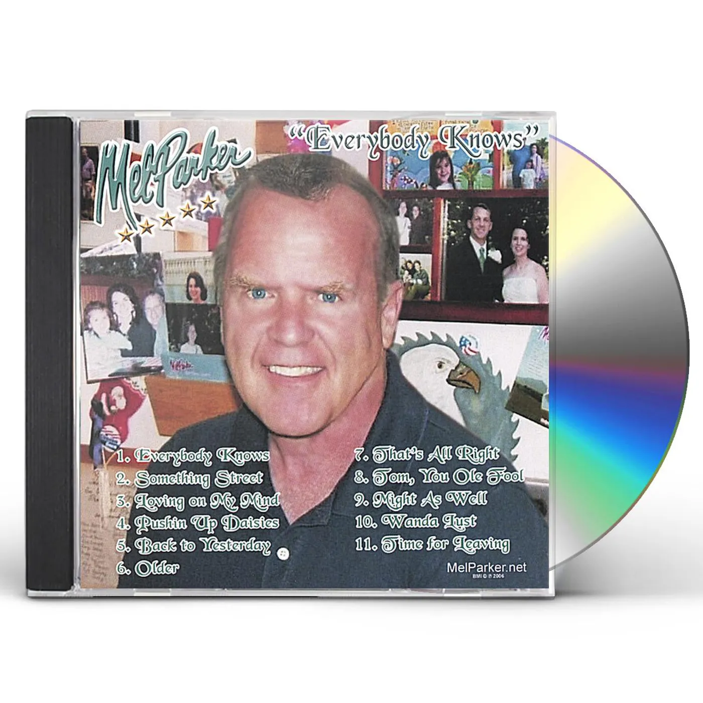Mel Parker EVERYBODY KNOWS CD