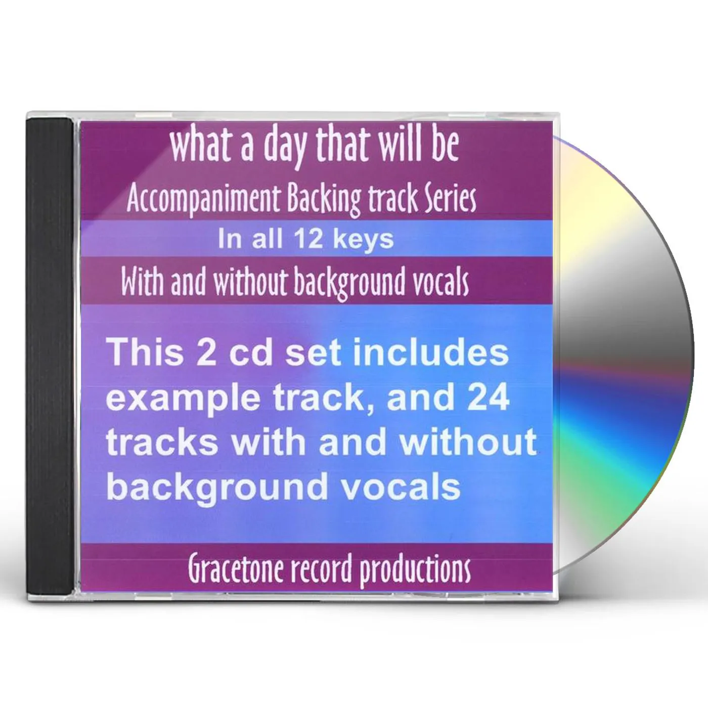 Matthews & Maz WHAT A DAY THAT WILL BE ACCOMPANIMENT BACKING TRAC CD