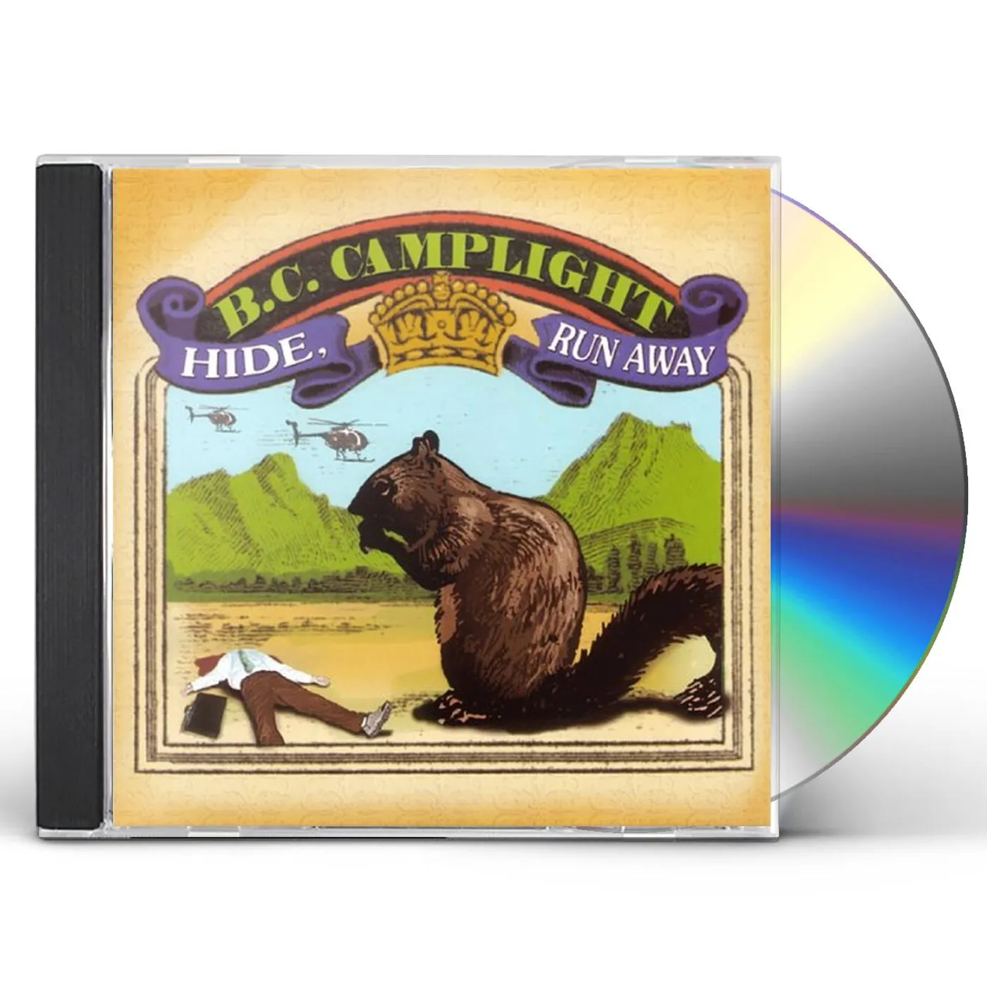 BC Camplight HIDE RUN AWAY CD