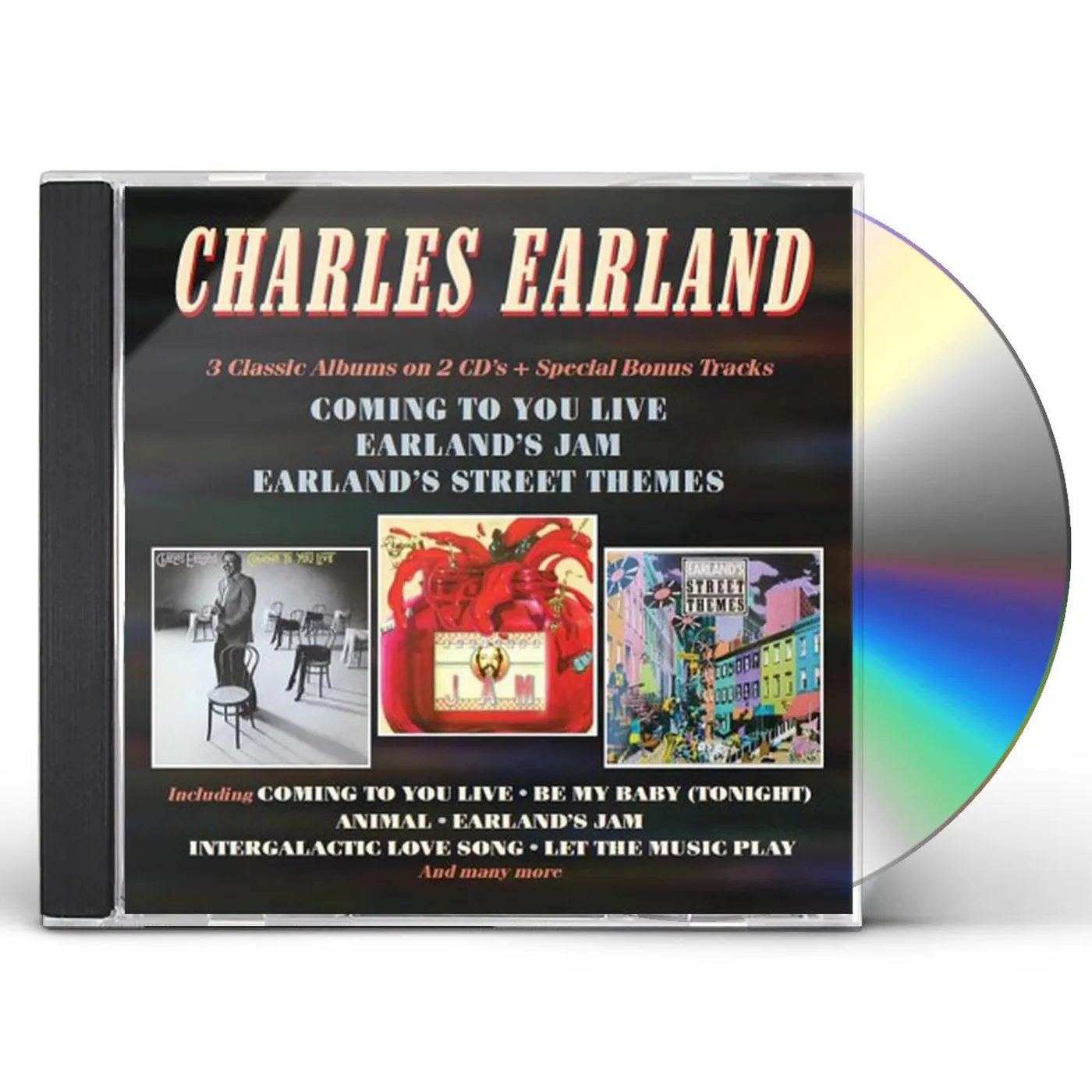 Charles Earland Coming To You Live/Earland's Jam/Earland's Street Themes CD