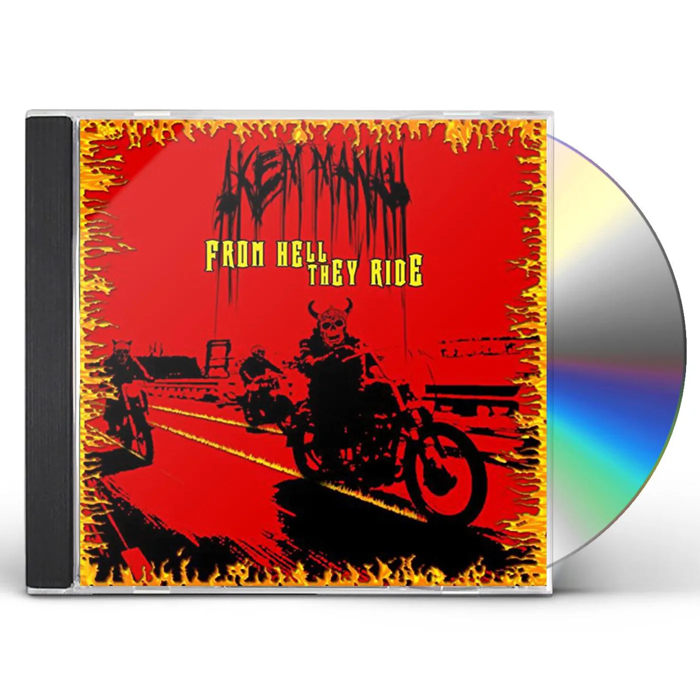 Akem Manah FROM HELL THEY RIDE CD