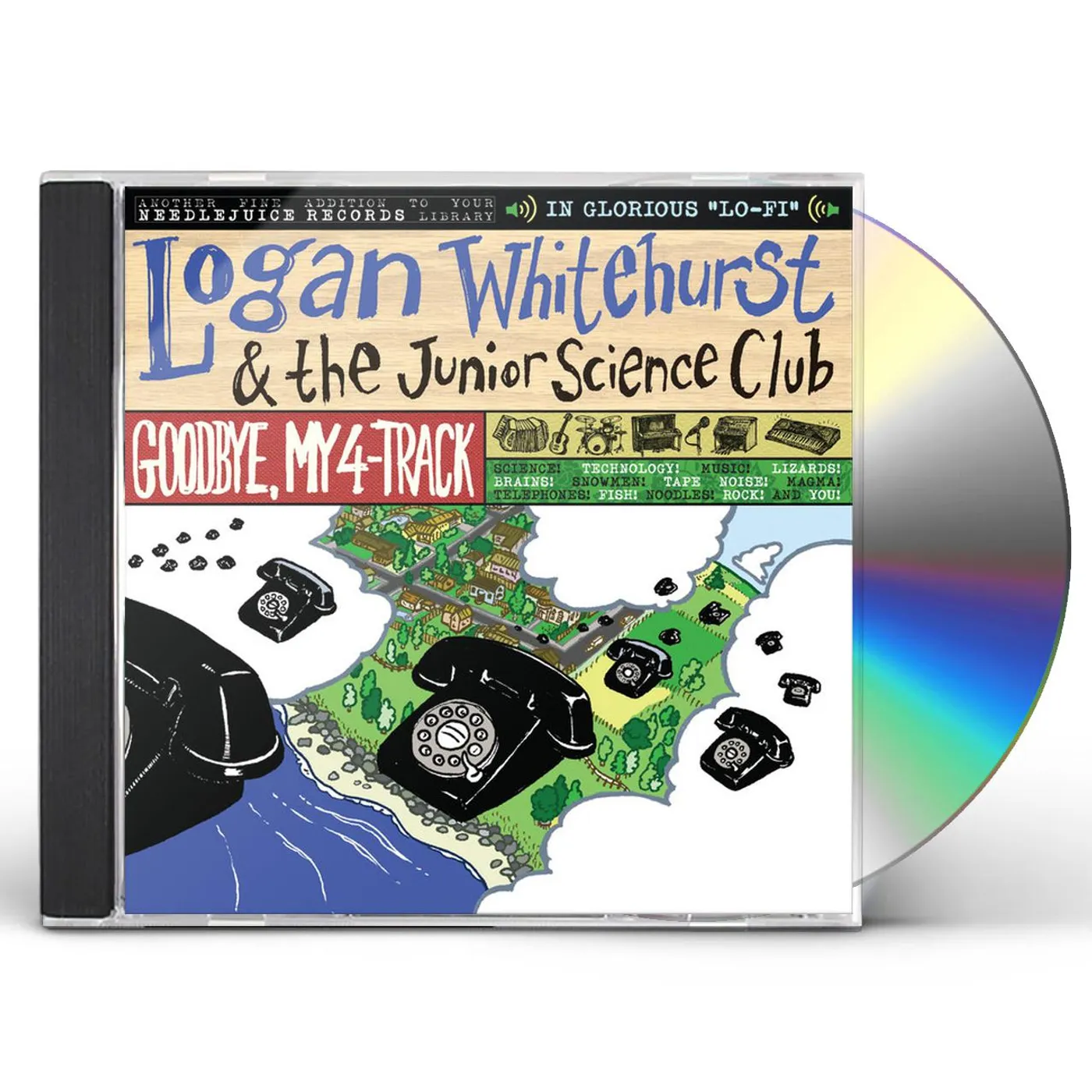 Logan Whitehurst & The Junior Science Club GOODBYE MY 4-TRACK CD