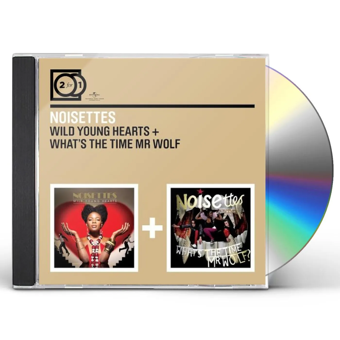 Noisettes WILD YOUNG HEARTS / WHAT'S THE TIME MR WOLF CD