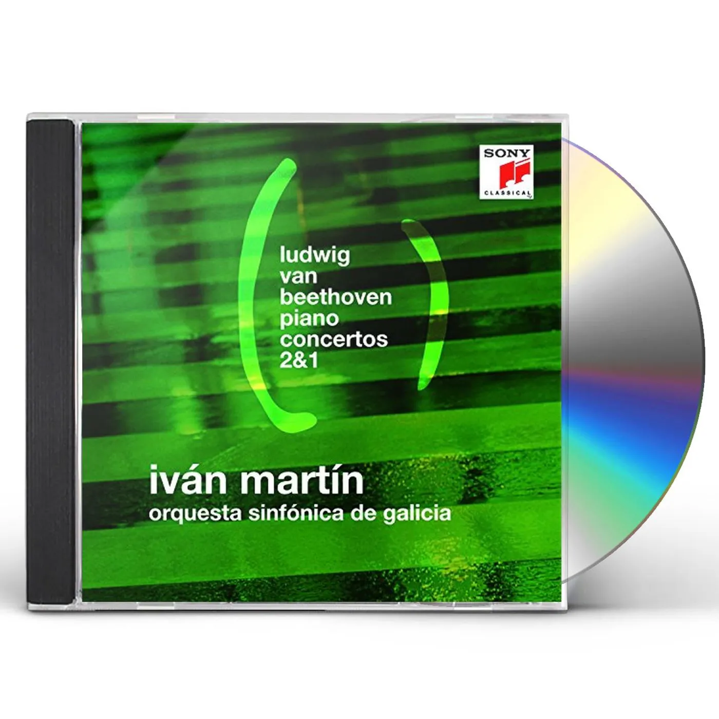 Ivan Martin BEETHOVEN: PIANO CONCERTOS NOS. 2 & 1 CD