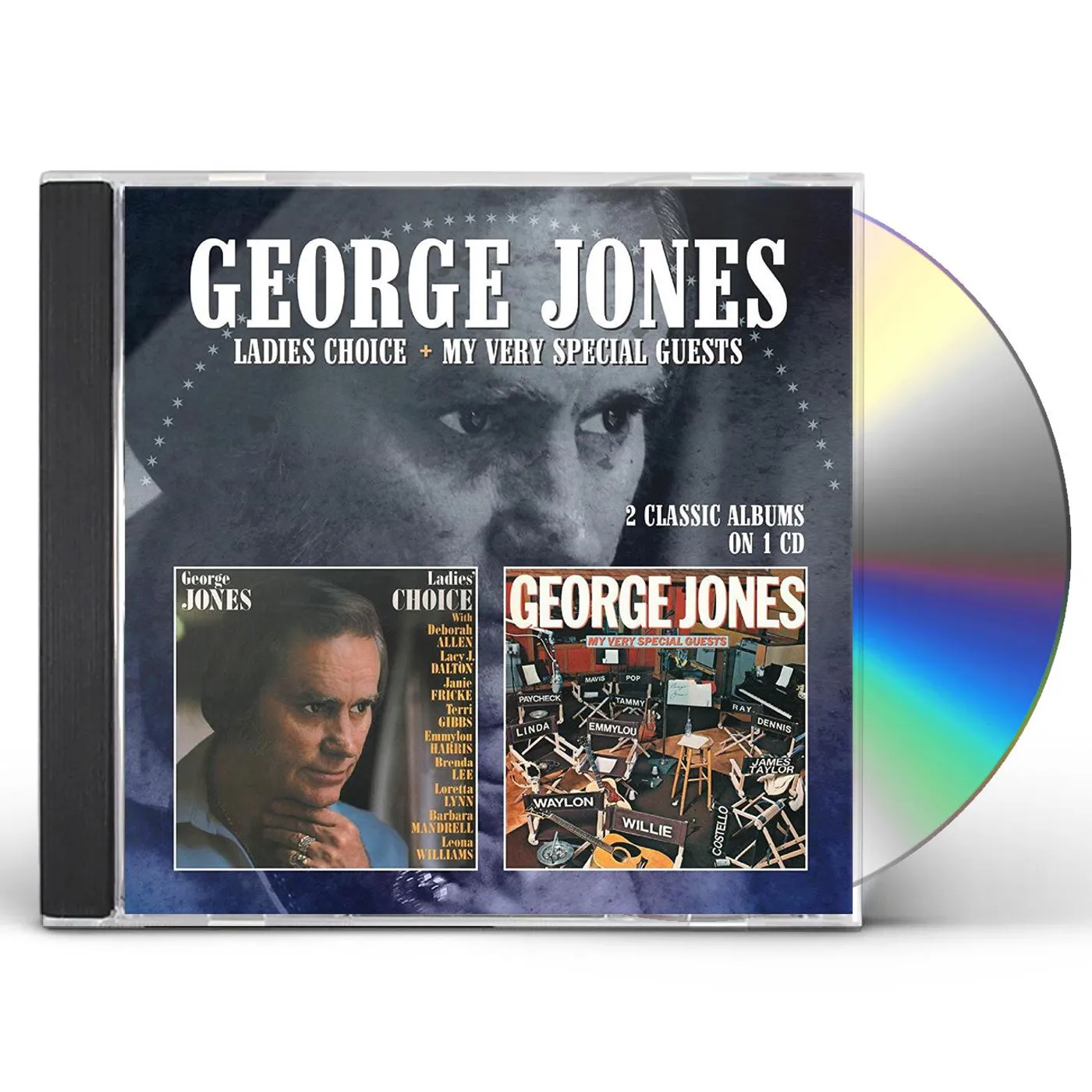 George Jones LADIES CHOICE / MY VERY SPECIAL GUESTS CD