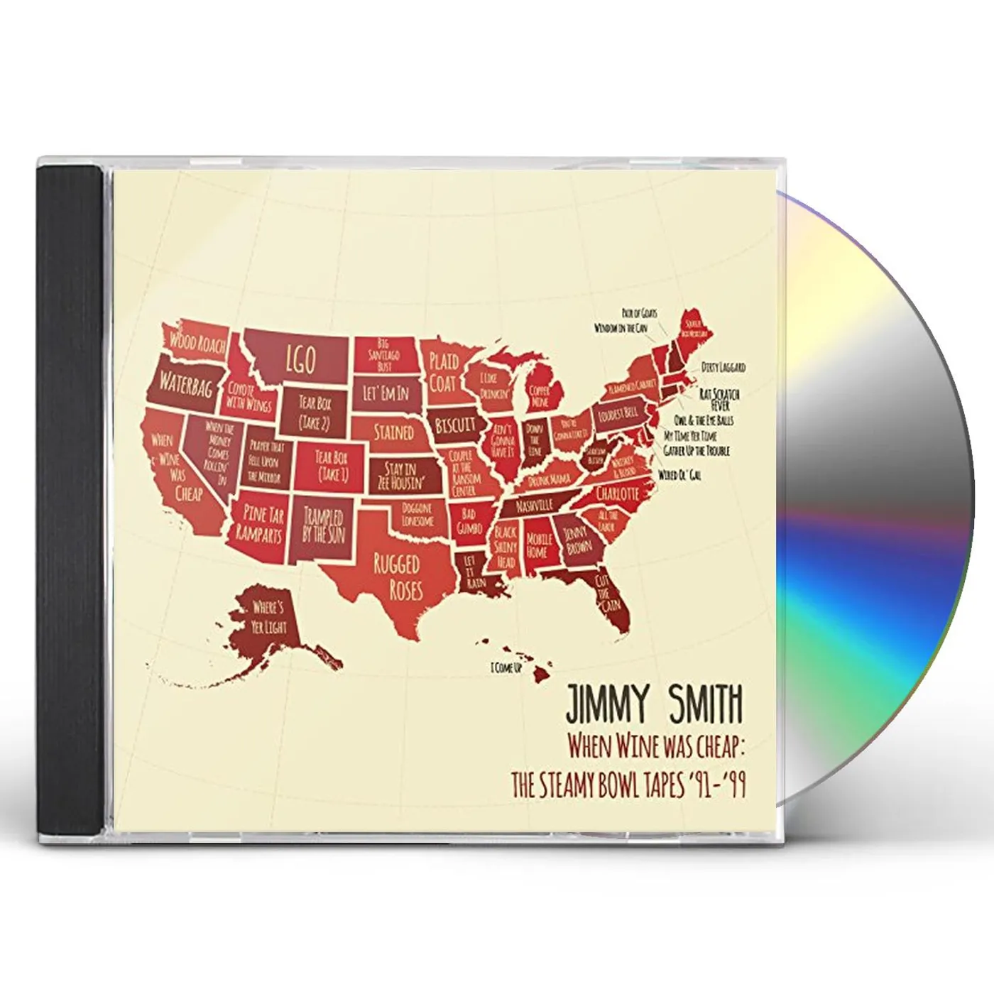 Jimmy Smith WHEN WINE WAS CHEAP: THE STEAMY BOWL TAPES '91-99 CD