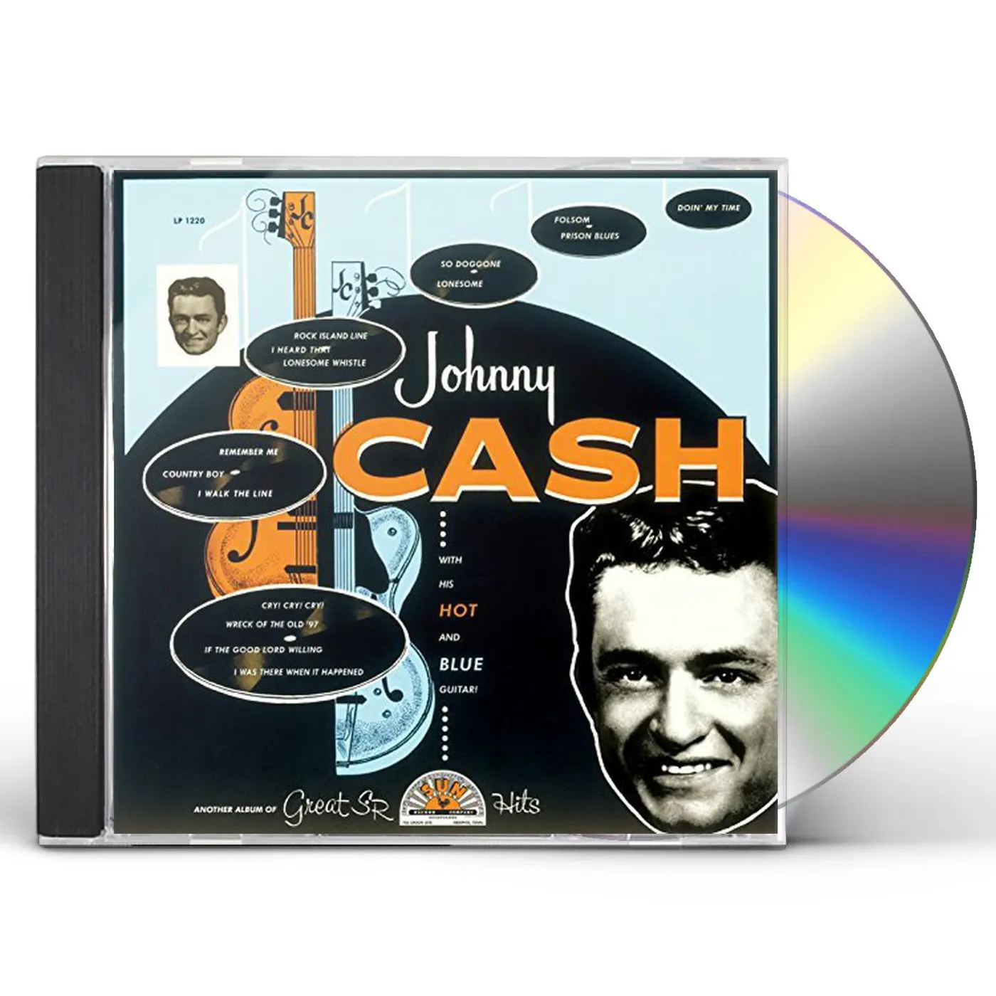 Johnny Cash WITH HIS HOT & BLUE GUITAR CD