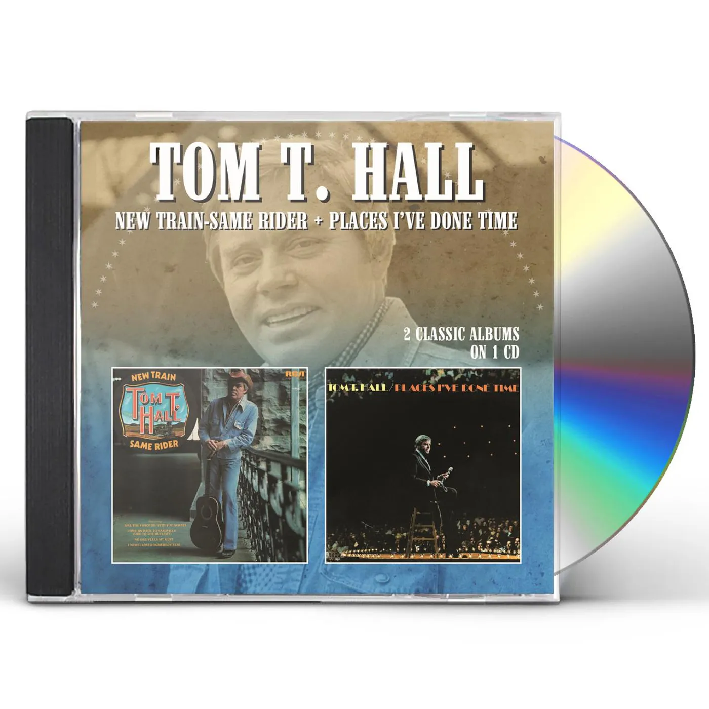 Tom T. Hall NEW TRAIN-SAME RIDER / PLACES I'VE DONE TIME CD