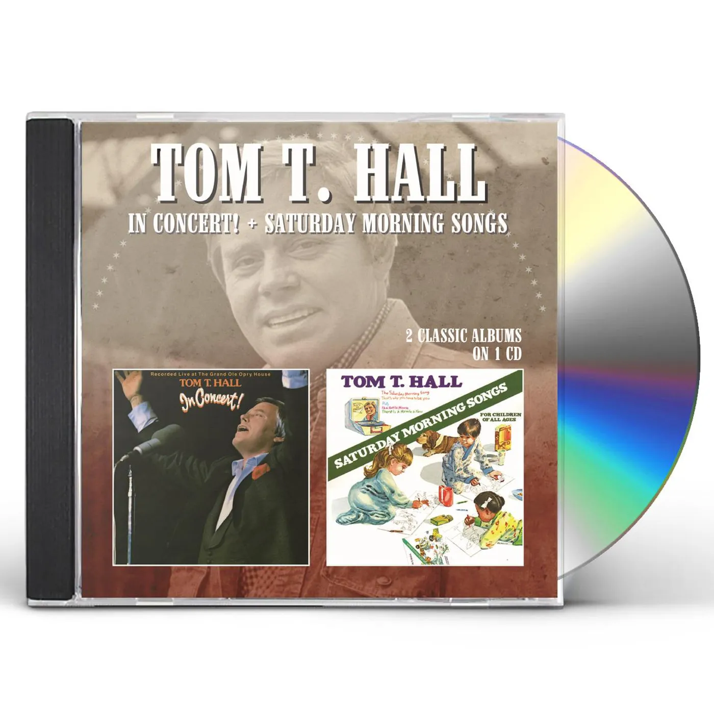 Tom T. Hall IN CONCERT / SATURDAY MORNING SONGS CD
