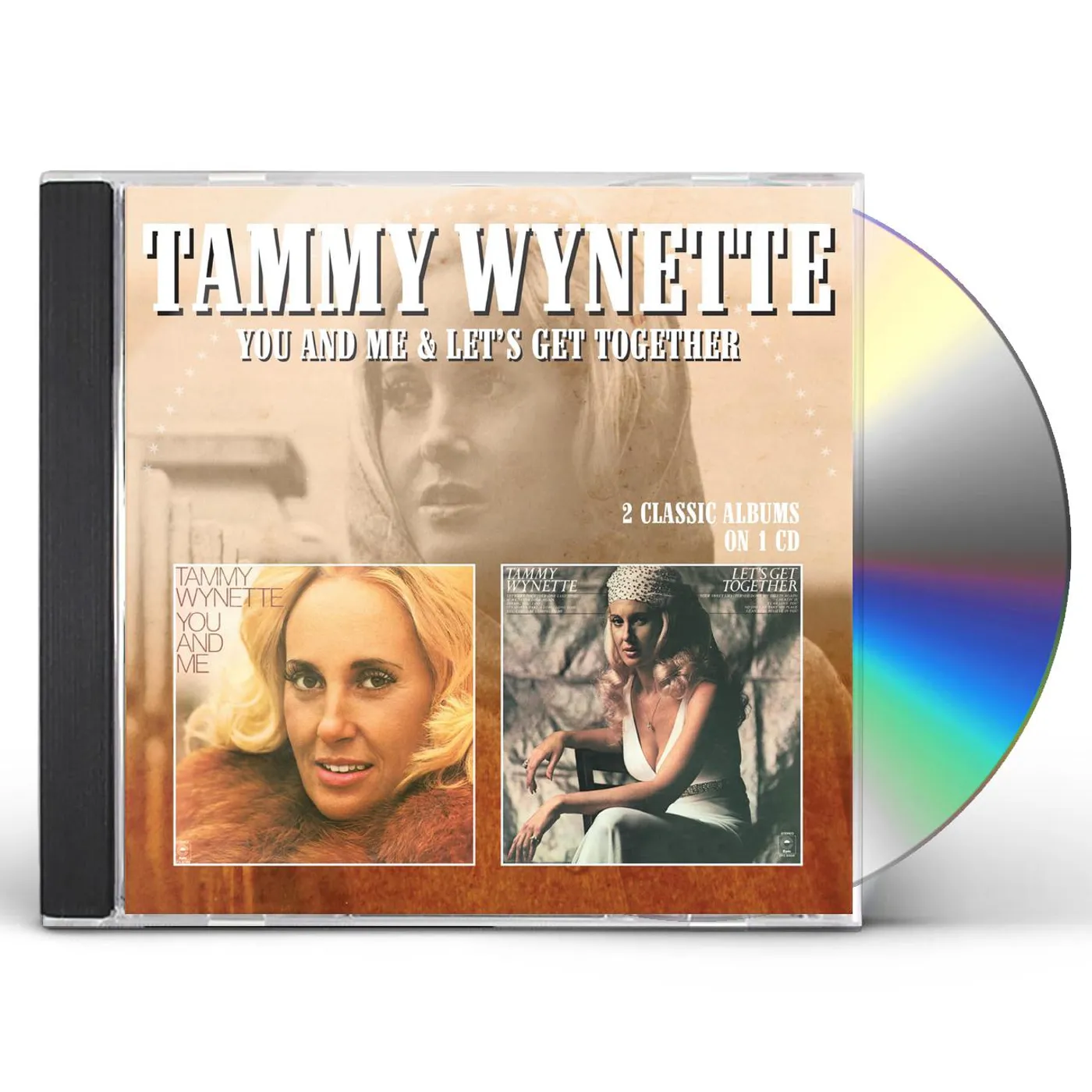 Tammy Wynette YOU & ME / LET'S GET TOGETHER CD