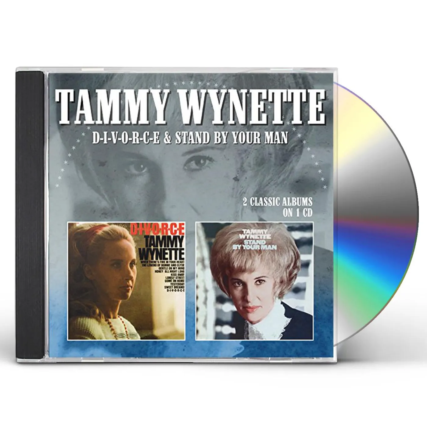 Tammy Wynette D-I-V-O-R-C-E / STAND BY YOUR MAN CD