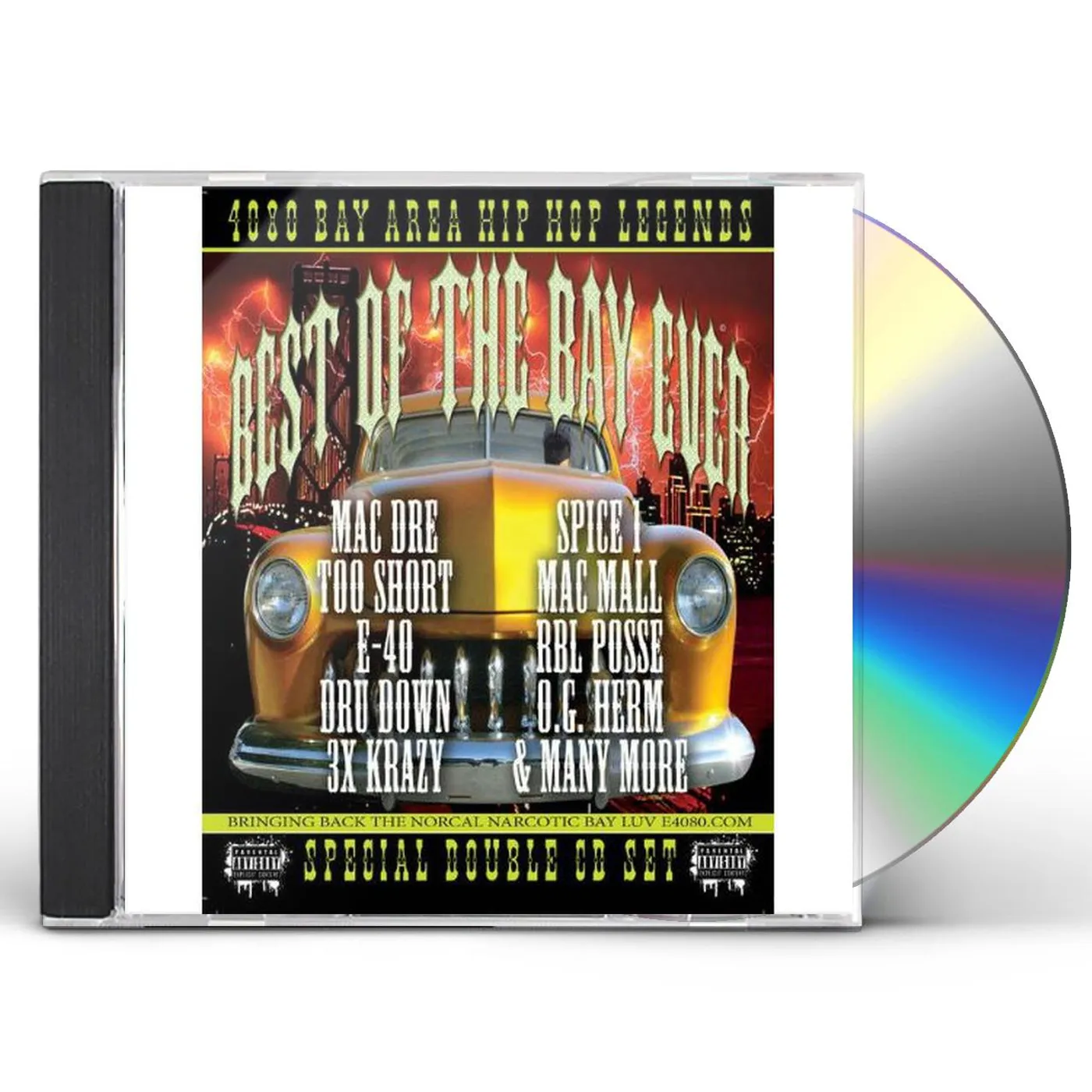Various Artists 4080 Bay Area Hip Hop Legends: Best Of The Bay Ever CD
