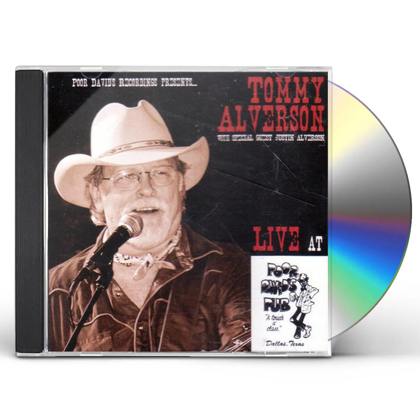 Tommy Alverson LIVE AT POOR DAVID'S PUB CD