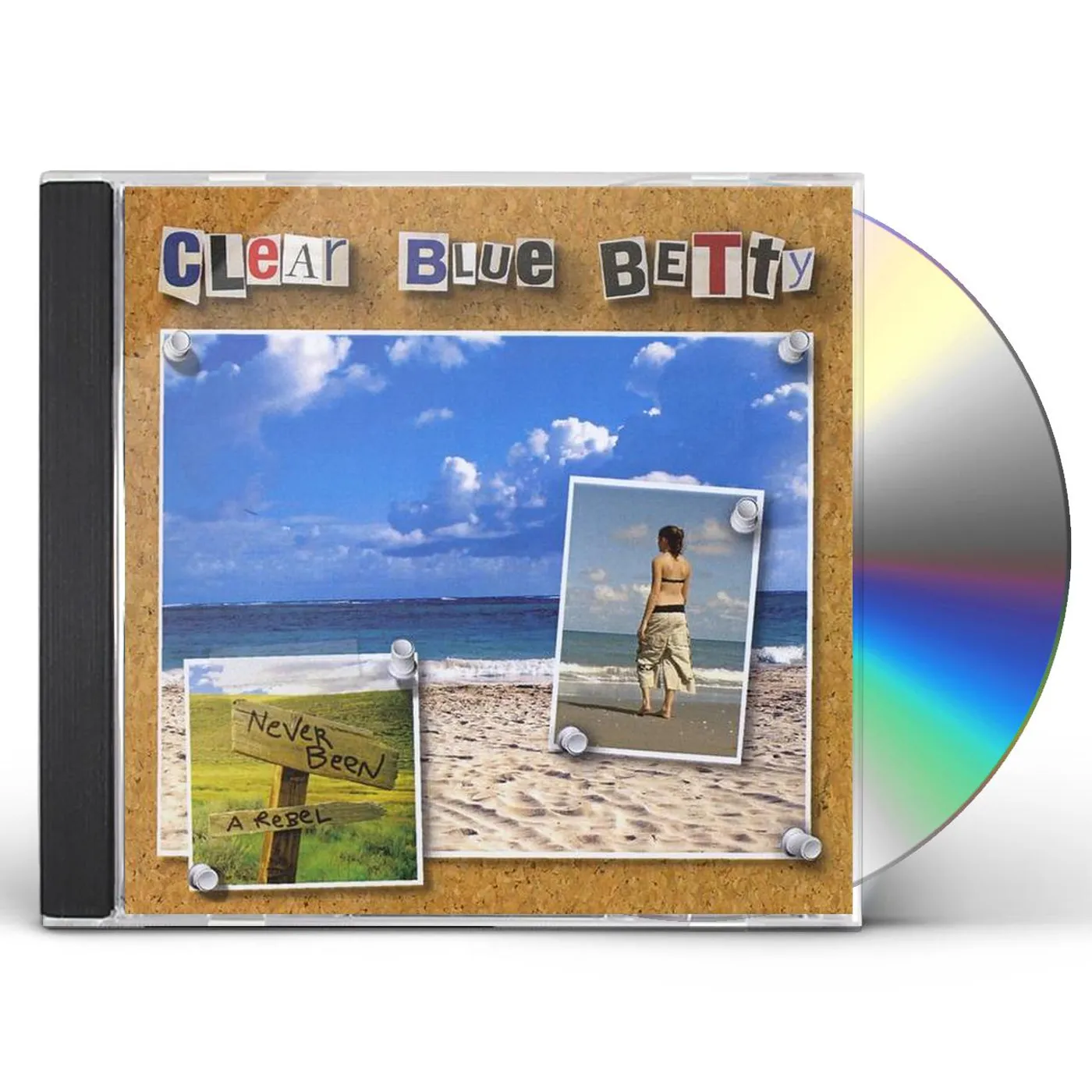 Clear Blue Betty WRITE YOUR NAME IN THE SKY & NEVER BEEN A REBEL CD