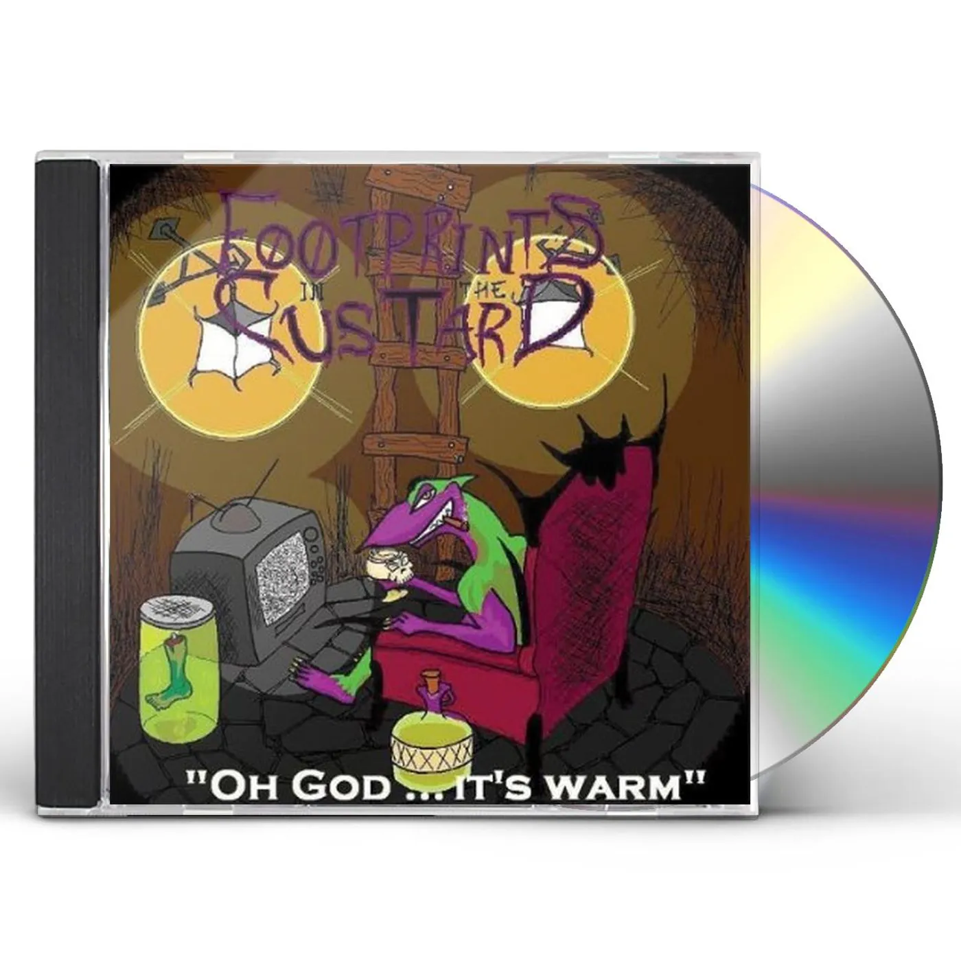 Footprints in the Custard OH GOD IT'S WARM CD