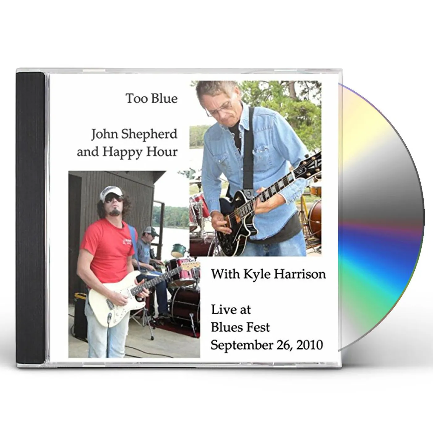 John Shepherd TOO BLUE (LIVE) CD